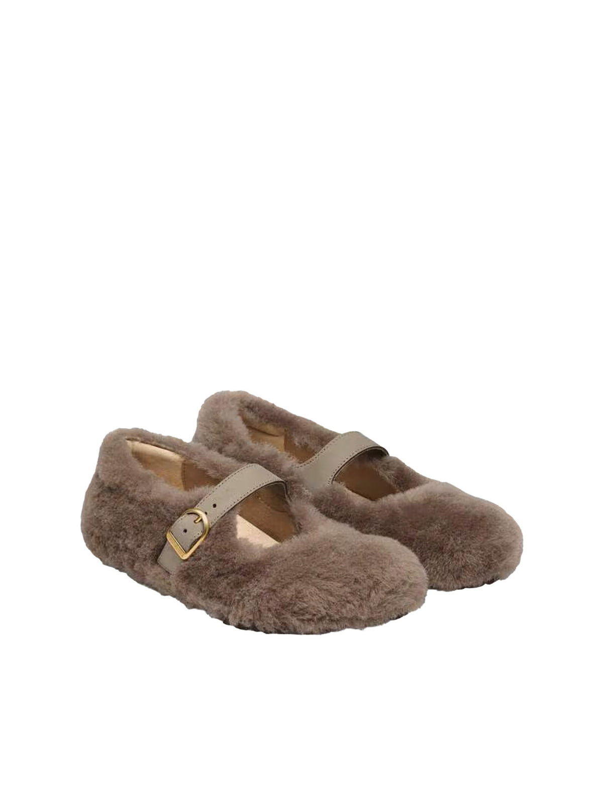 Birkenstock Santa Clarita (Pelliccia) Grigio