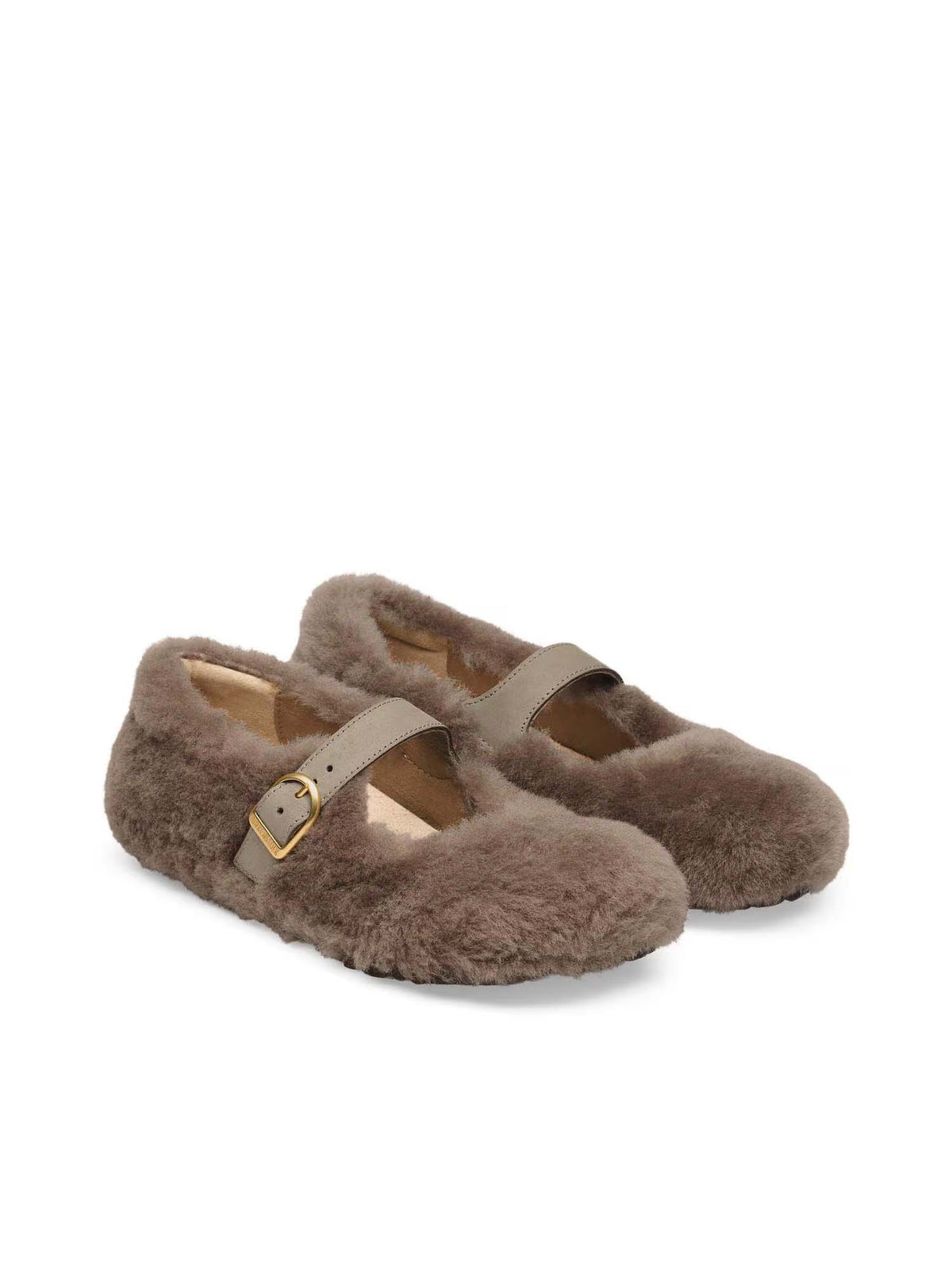 Birkenstock Santa Clarita (Pelliccia) Grigio