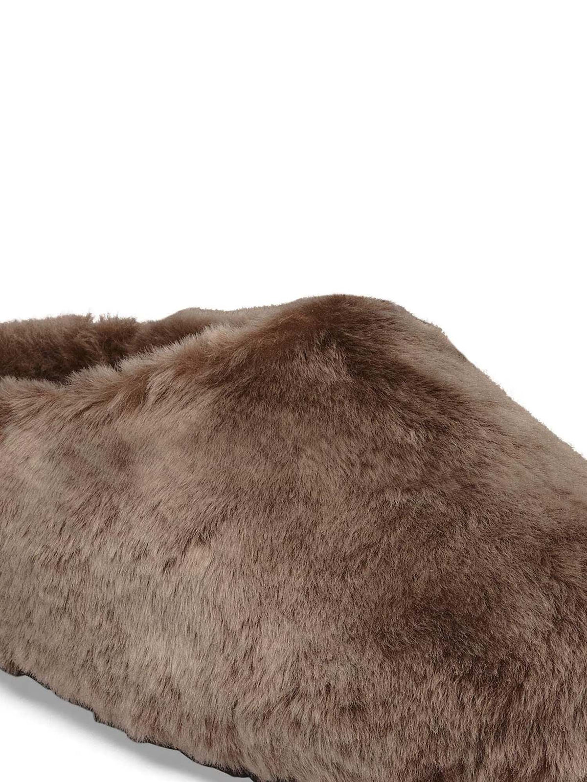 Birkenstock Amsterdam Wrapped Shearling Upper (Pelliccia) Grigio
