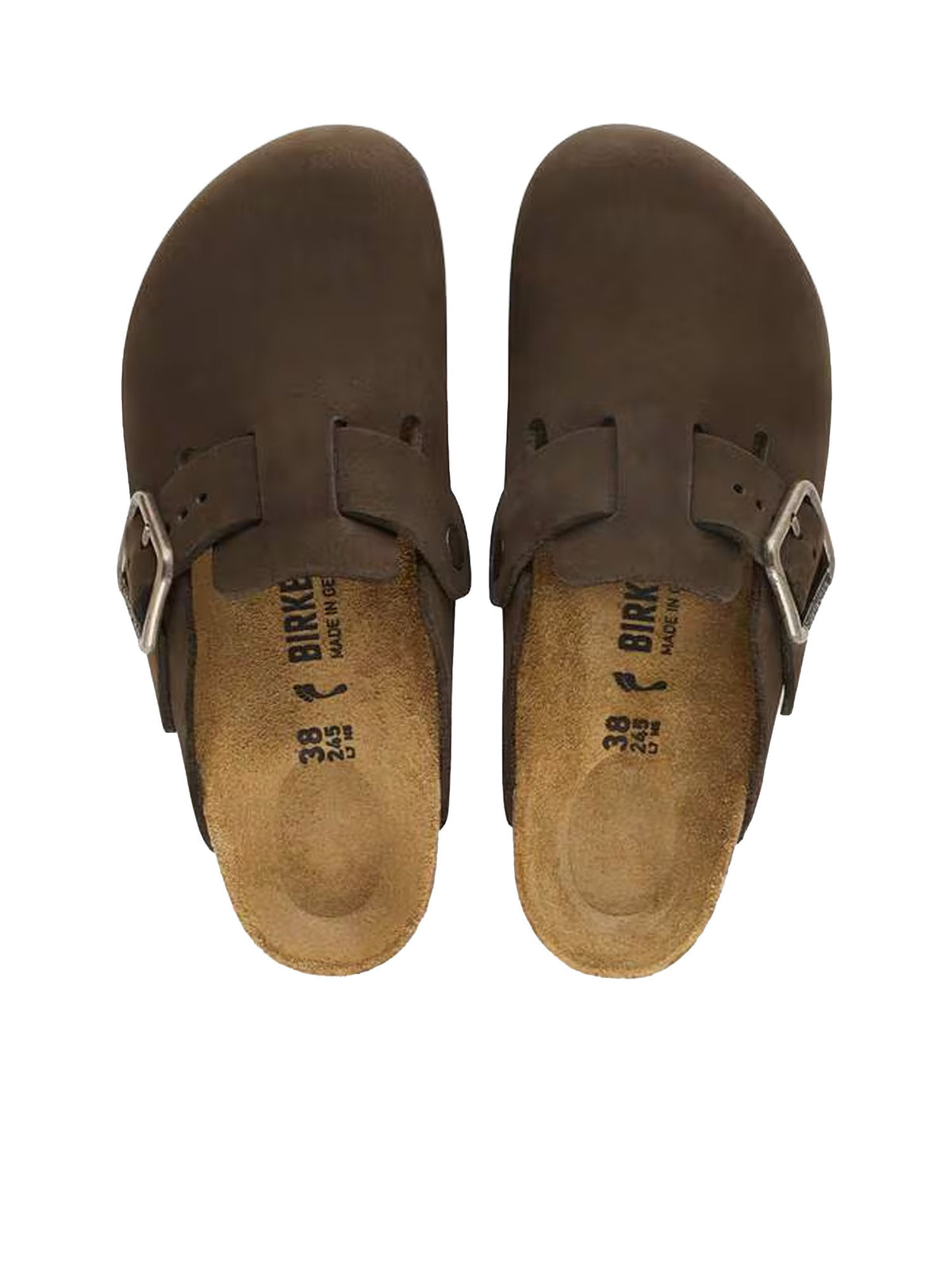 Birkenstock Boston Wire Buckle Marrone