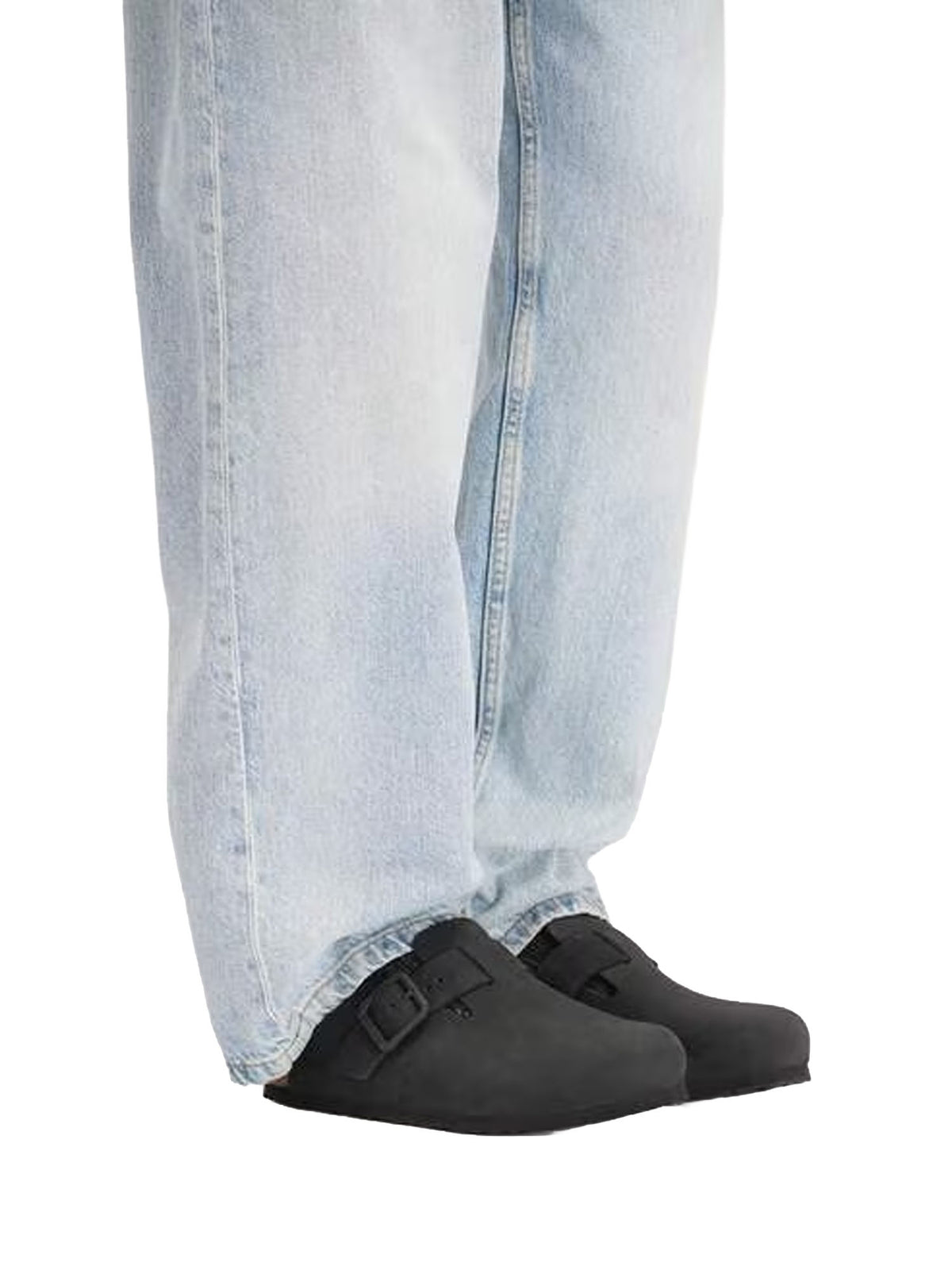 Birkenstock Boston Wire Buckle (Pelle Nubuck) Nero