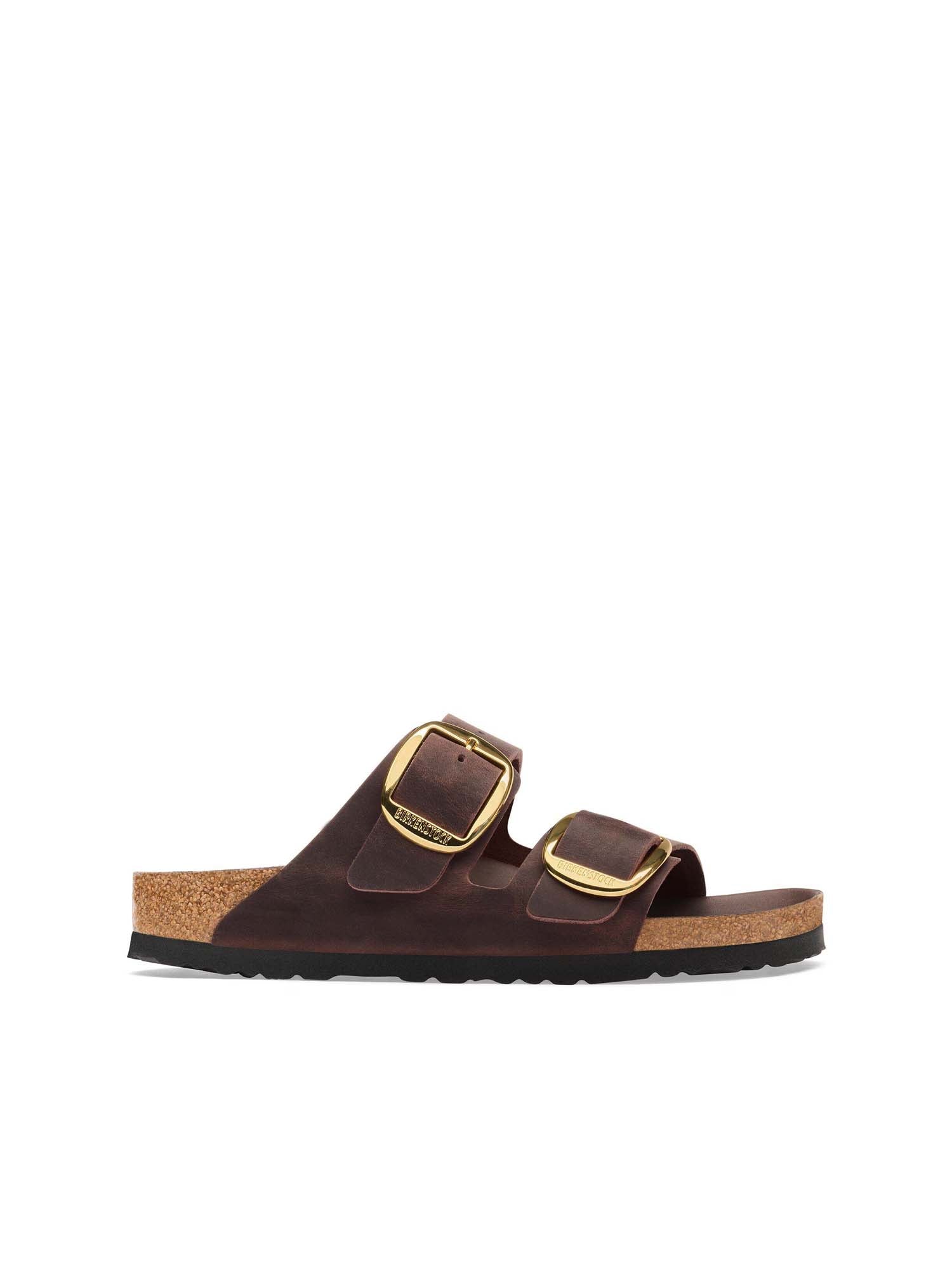 Birkenstock Arizona Big Buckle (Pelle oliata) Marrone
