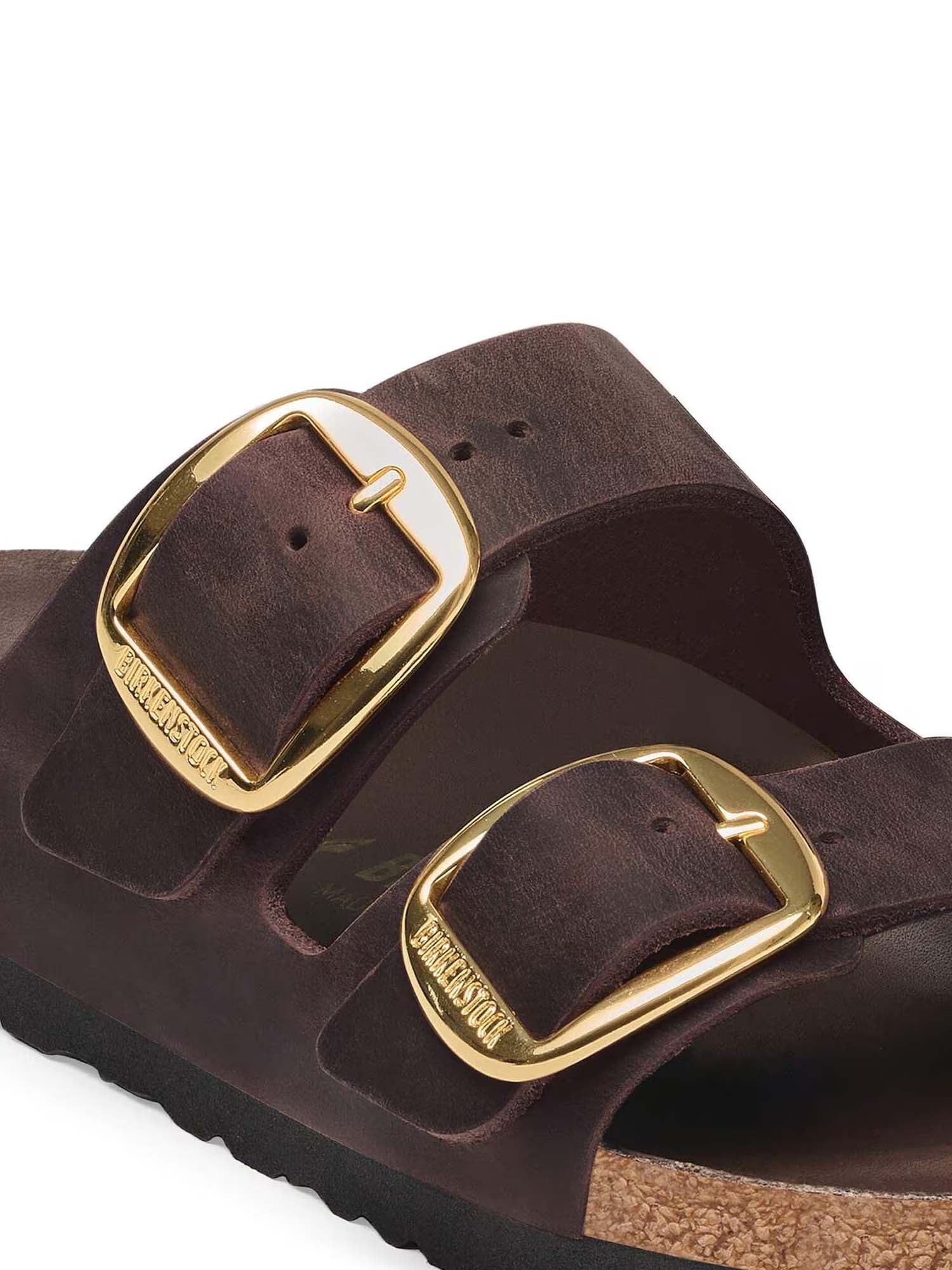 Birkenstock Arizona Big Buckle (Pelle oliata) Marrone