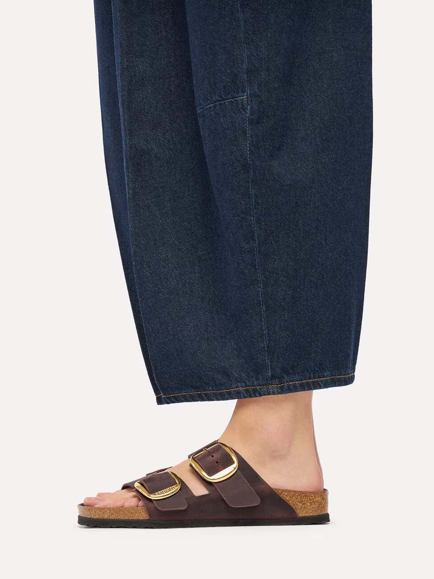 Birkenstock Arizona Big Buckle (Pelle oliata) Marrone
