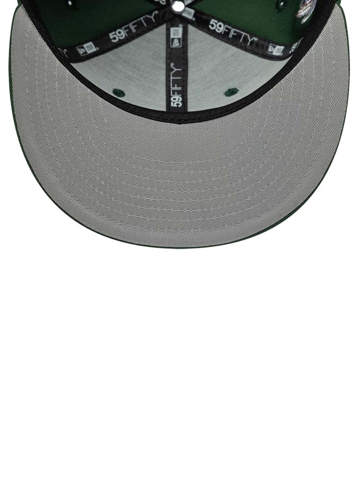 New Era Cappellino 59FIFTY Fitted New Era Heritage Script Verde