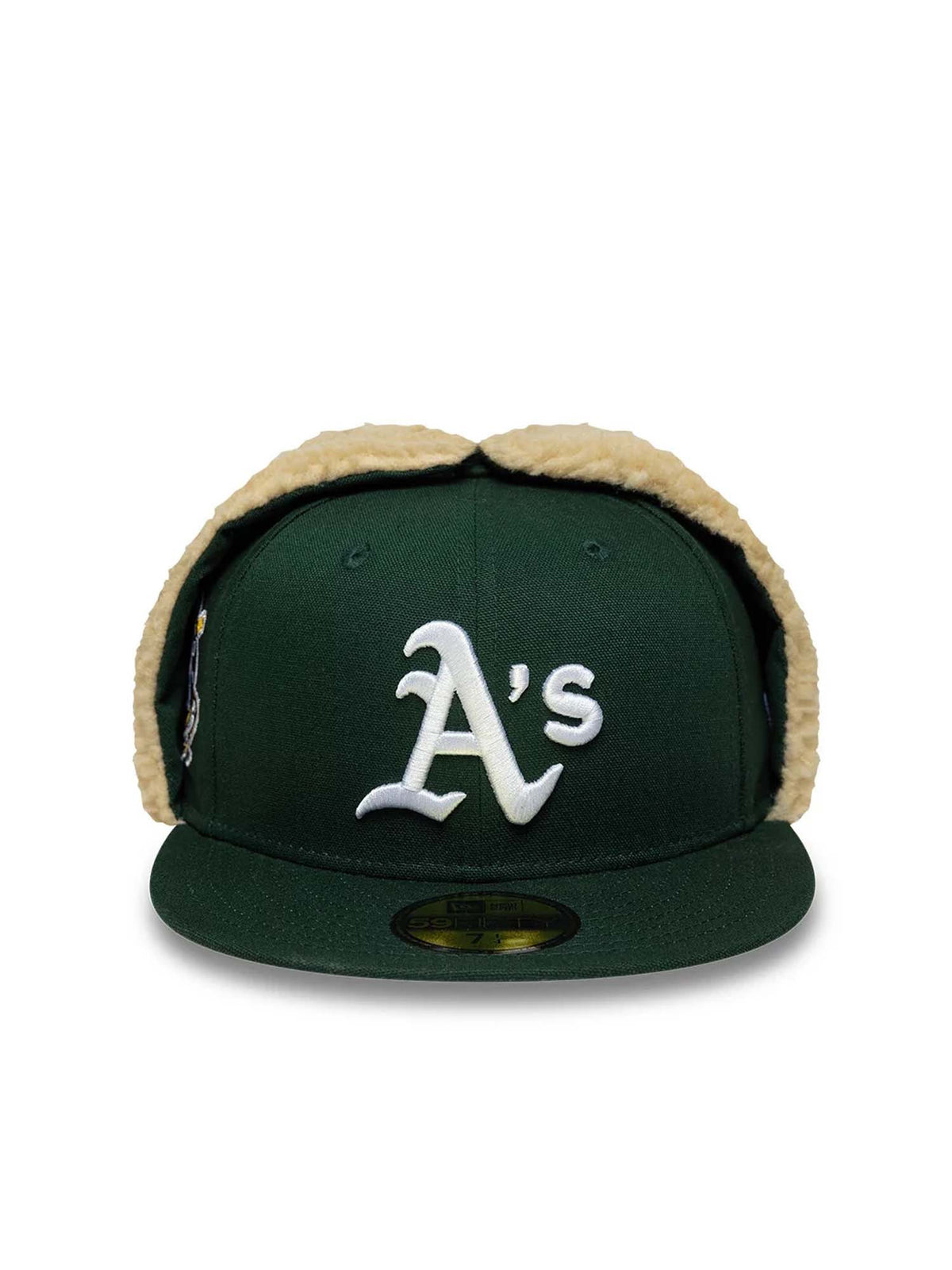 New Era Cappellino 59FIFTY Fitted Dogear Athletics MLB World Series Verde