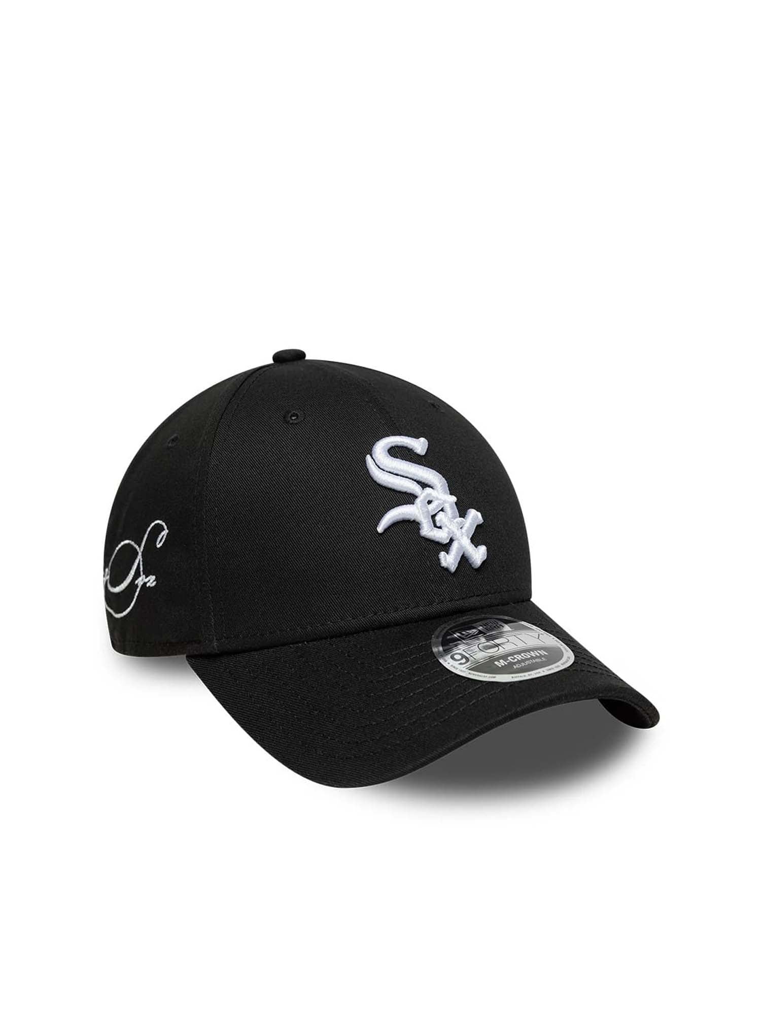New Era Cappellino 9FORTY M-Crown Chicago White Sox MLB Side Script Nero