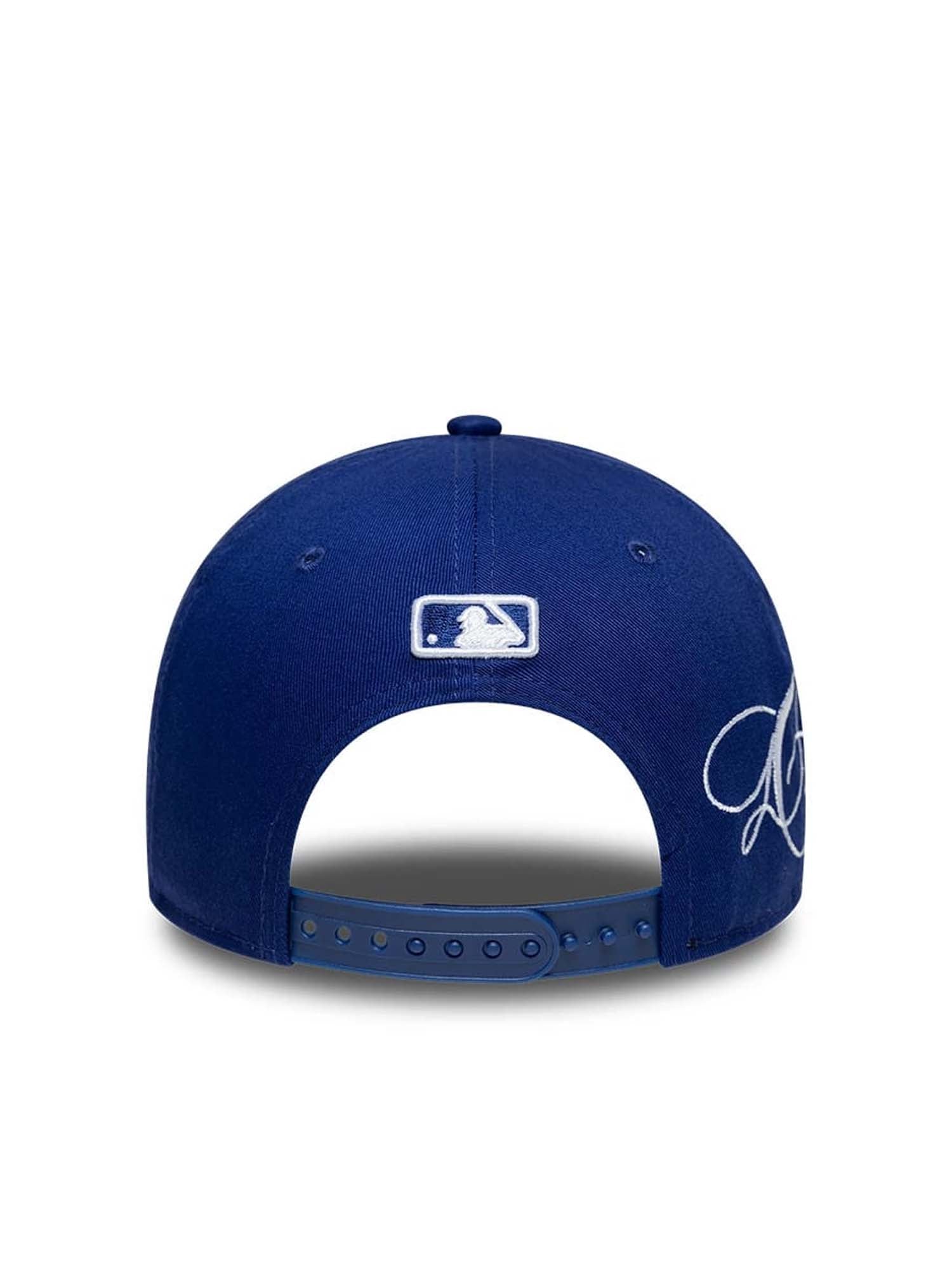 New Era Cappellino 9FORTY M-Crown LA Dodgers MLB Side Script Blu