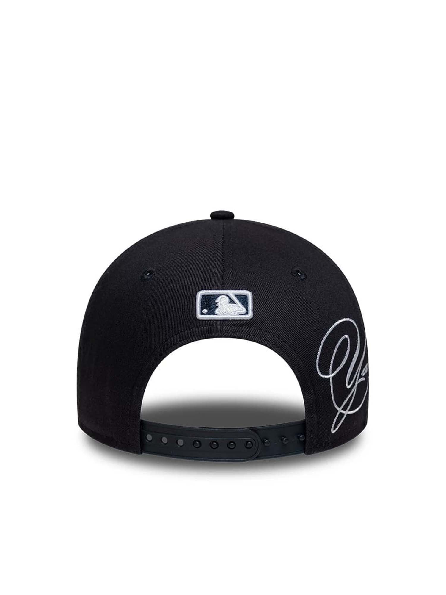 New Era Cappellino 9FORTY M-Crown New York Yankees MLB Side Script Blu