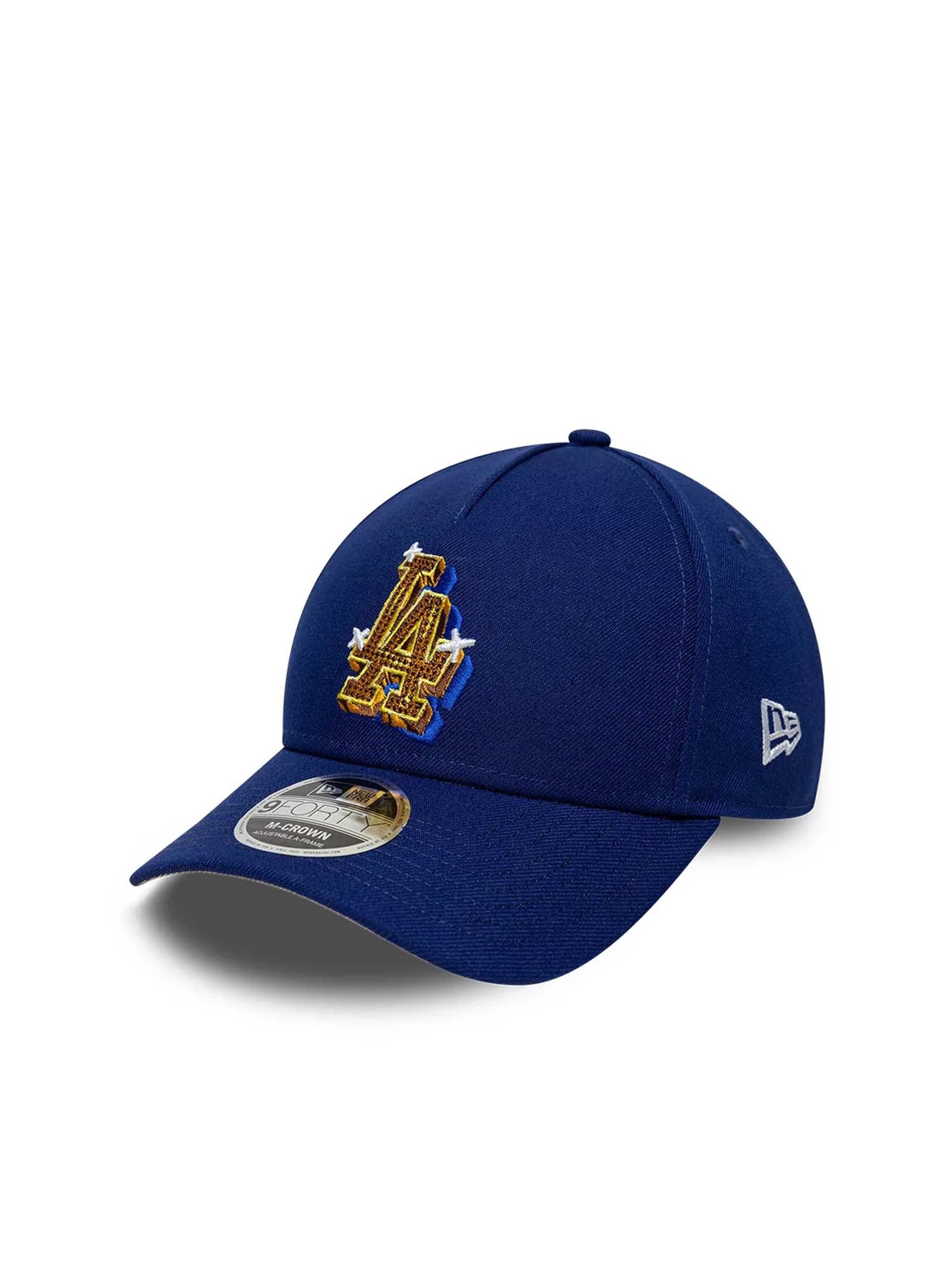 New Era Cappellino 9FORTY M-Crown A-Frame LA Dodgers MLB Emblem Blu