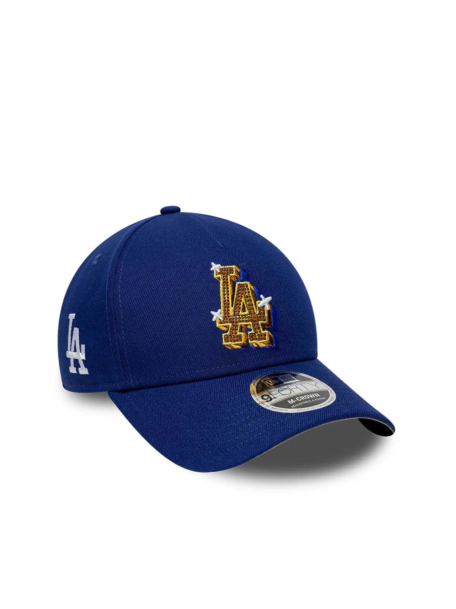 New Era Cappellino 9FORTY M-Crown A-Frame LA Dodgers MLB Emblem Blu
