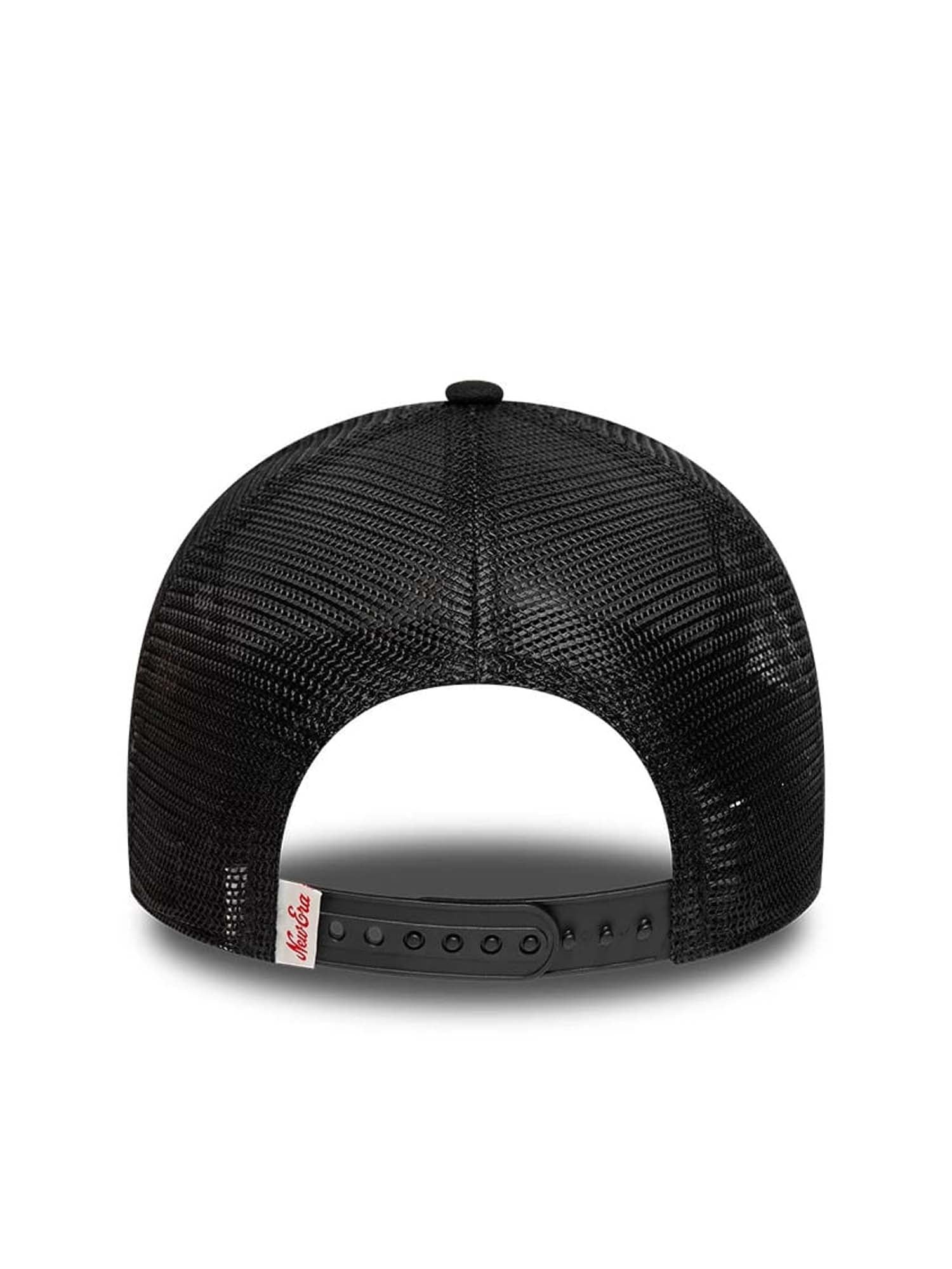 New Era Cappellino 9FORTY E-Frame Trucker New Era Distressed Patch Nero