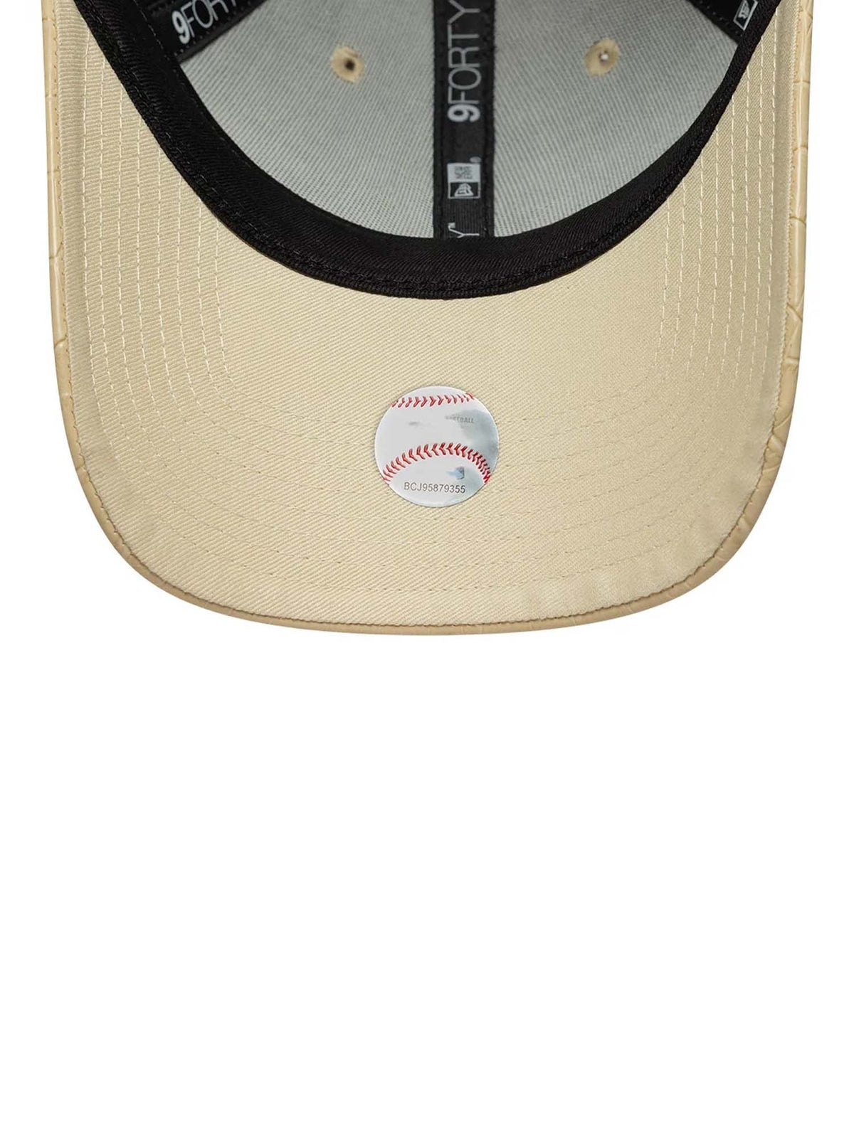 New Era Cappellino 9FORTY New York Yankees MLB Pattern PU Beige