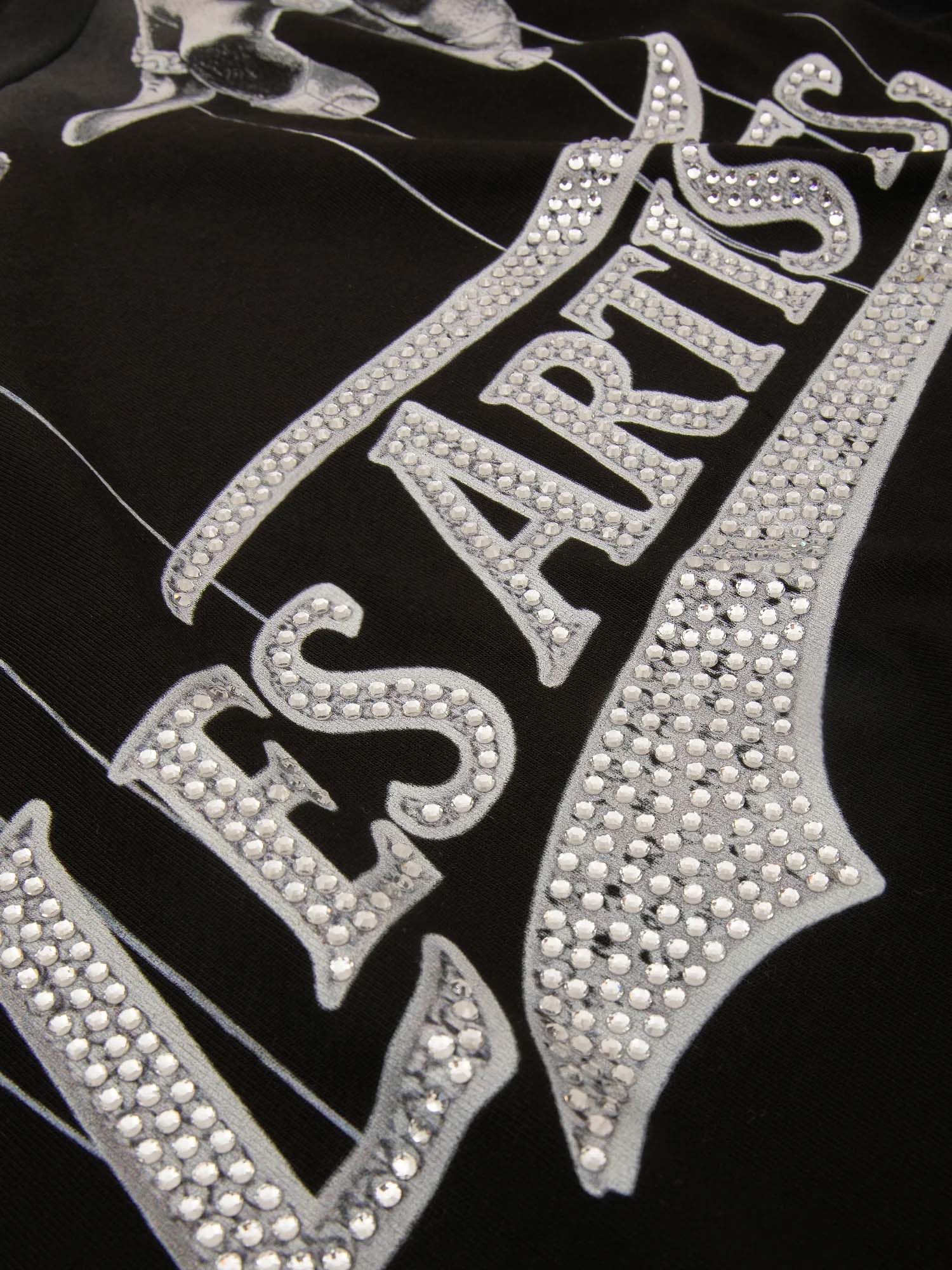 Les (art)ists T-shirt “Les Artists Hands” Nero