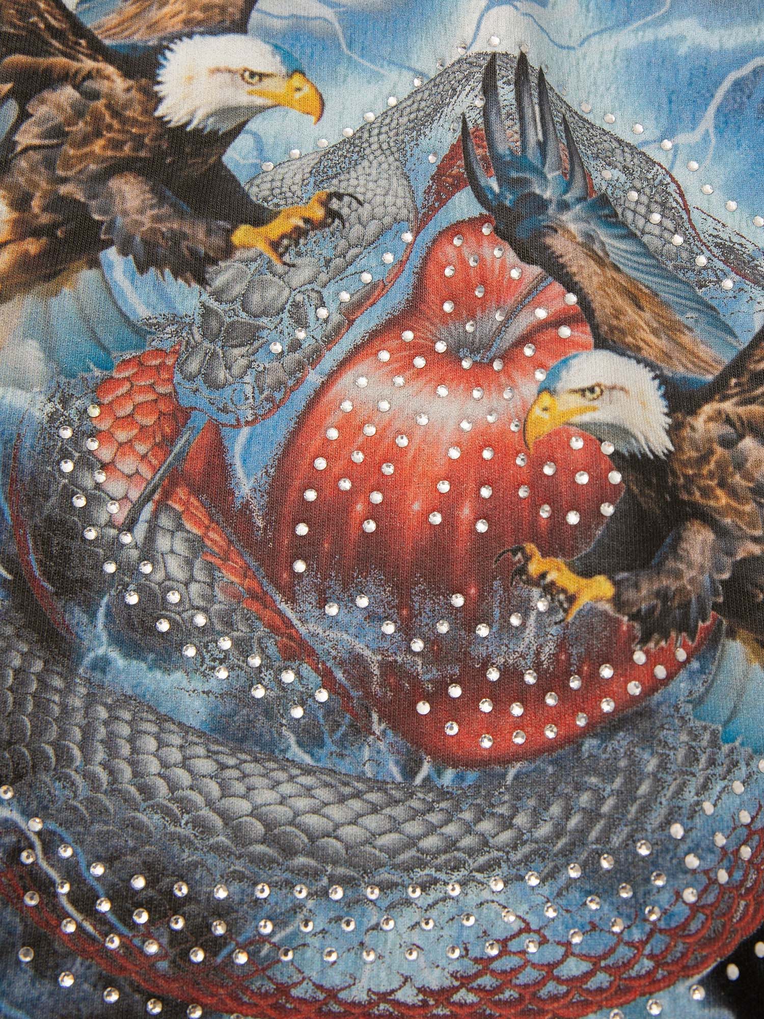 Les (art)ists T-shirt “Les Artists Eagles” Nero