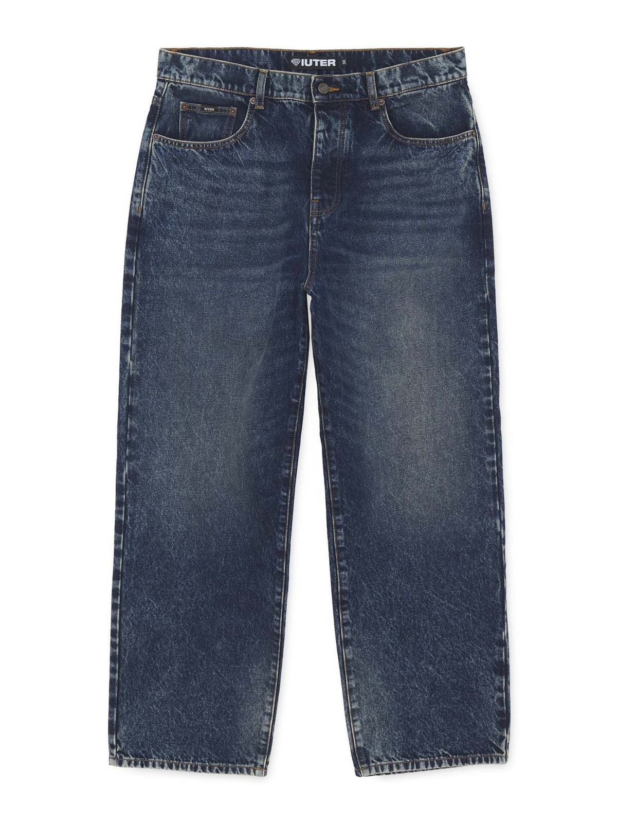Iuter Baggy Denim Pants Blu