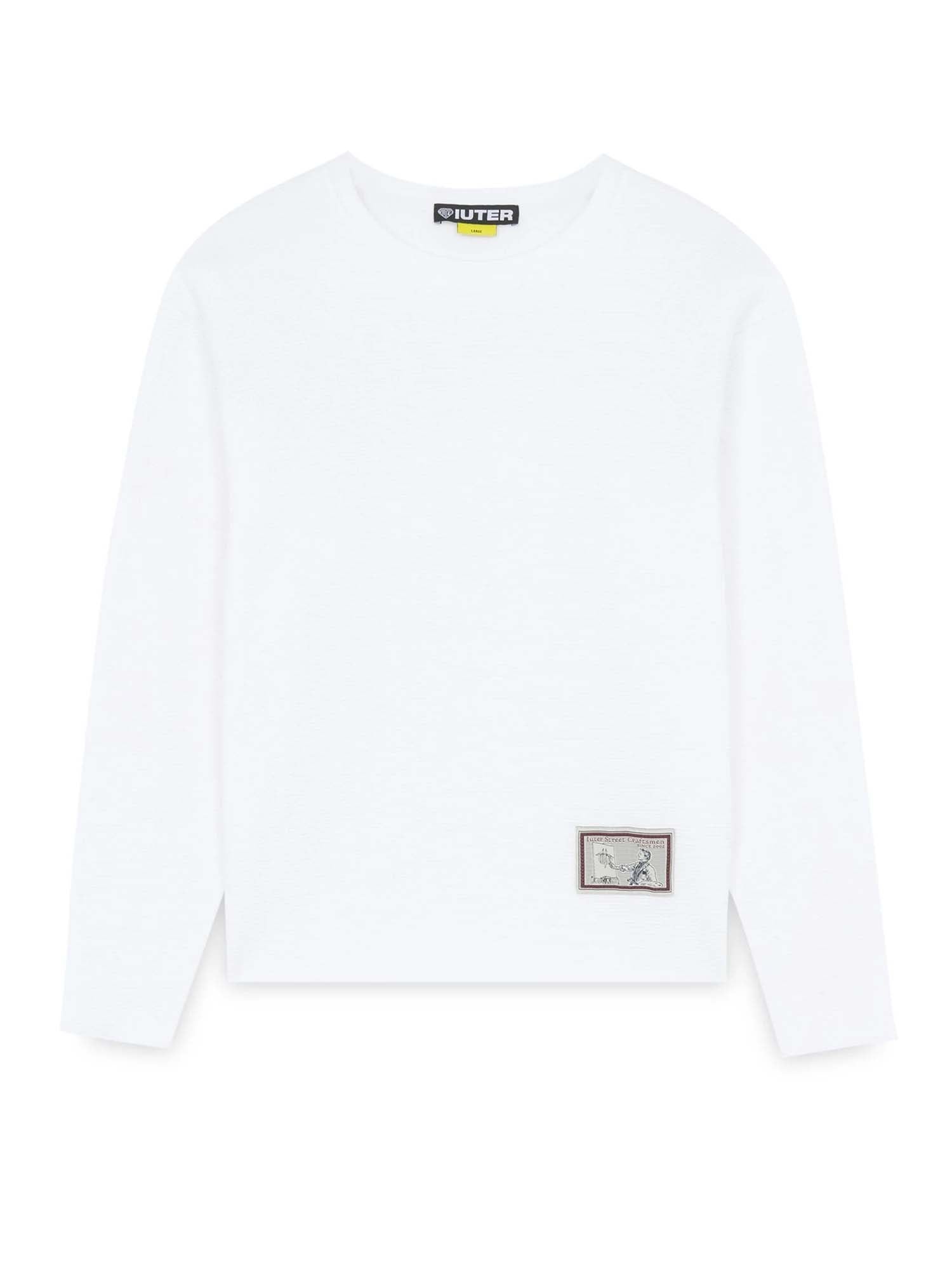 Iuter True Waffle LS Tee Bianco