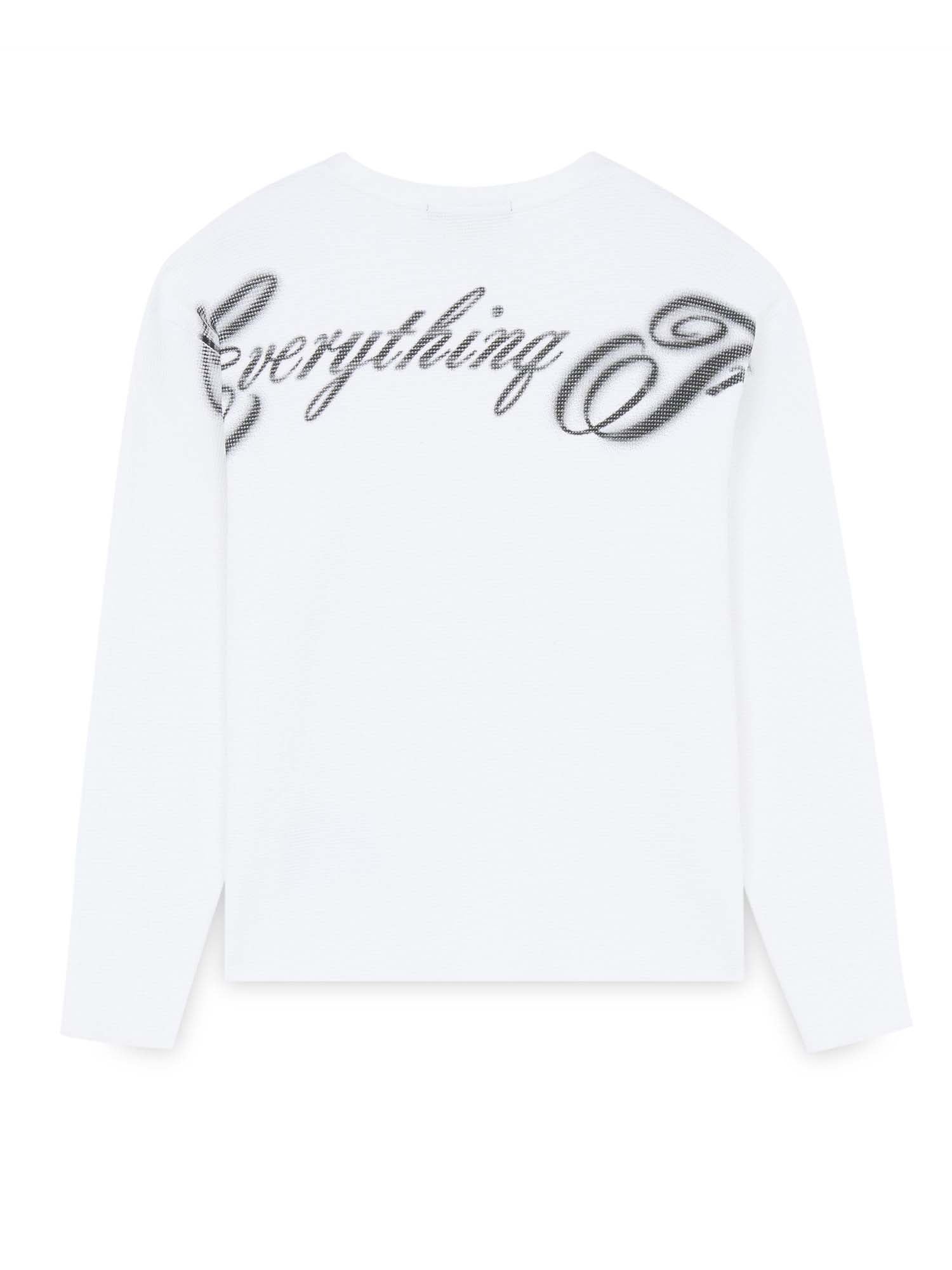 Iuter True Waffle LS Tee Bianco