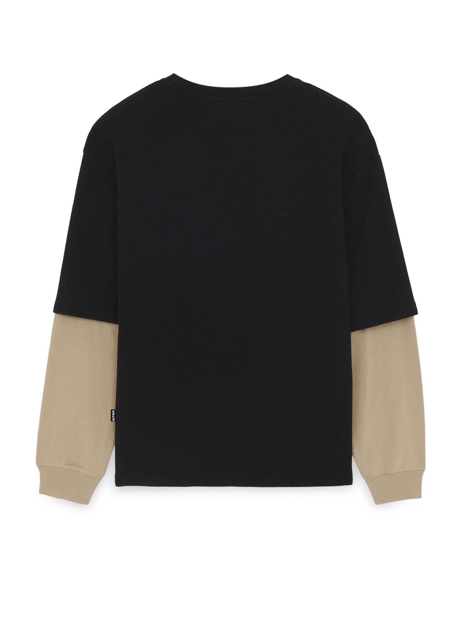 Iuter Hope Double Sleeve LS Tee Nero