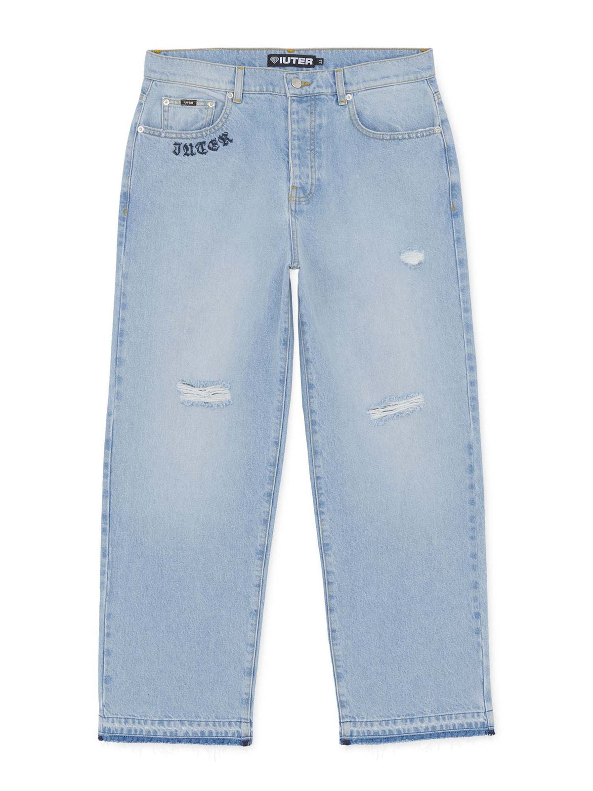Iuter Courage Baggy Denim Pants Blu