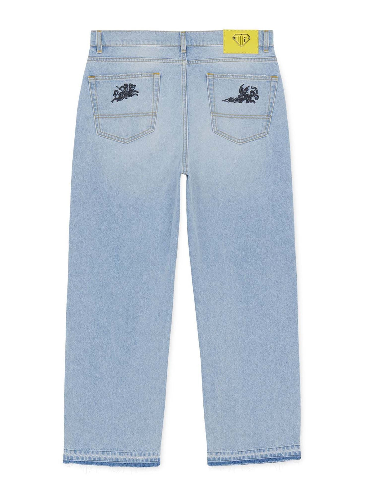 Iuter Courage Baggy Denim Pants Blu