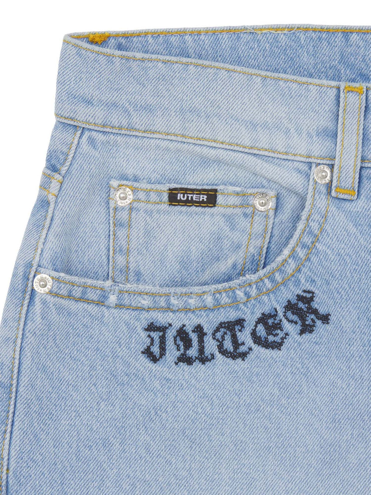 Iuter Courage Baggy Denim Pants Blu