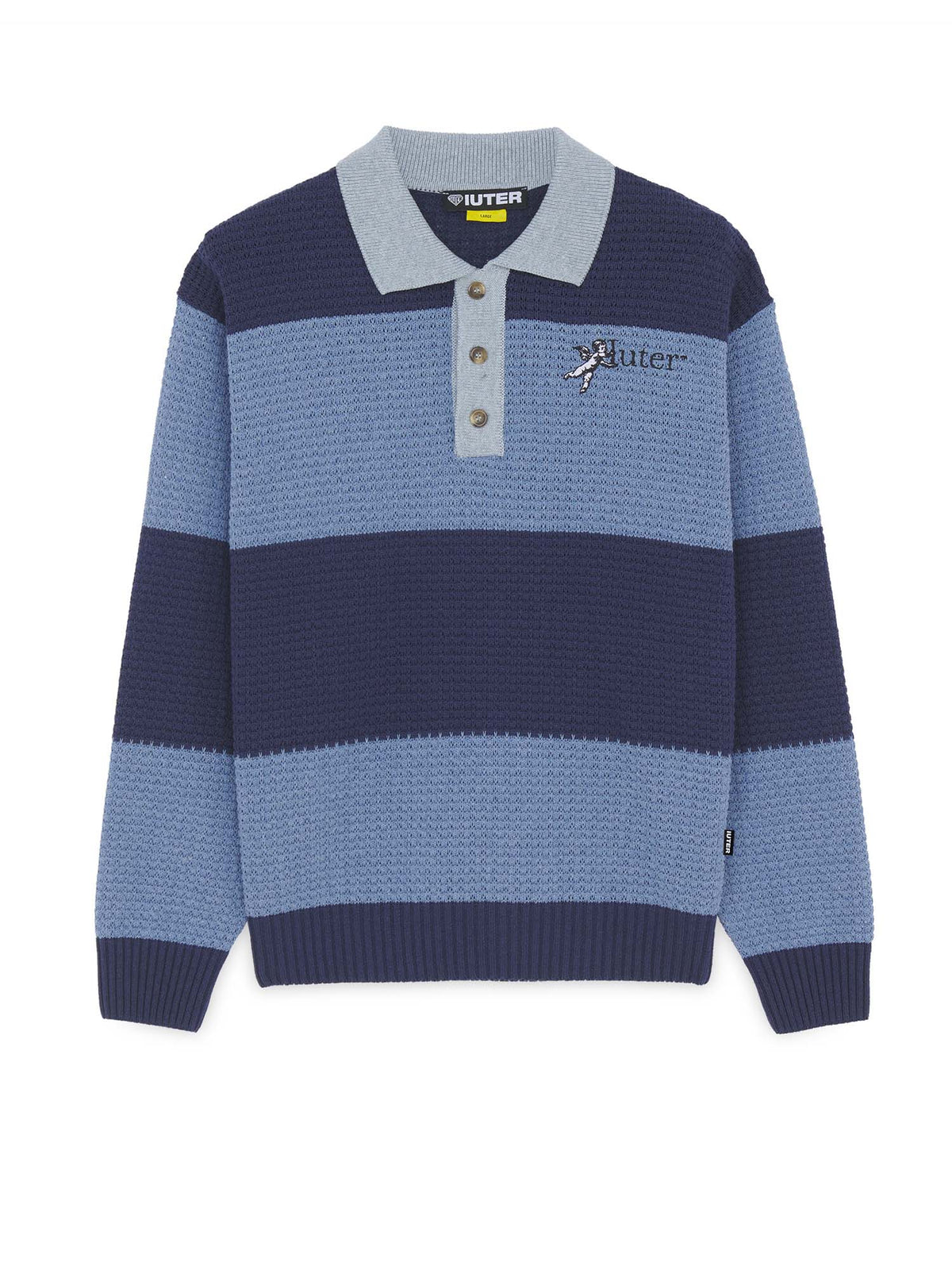 Iuter Polo a maniche lunghe Souls Knit Blu
