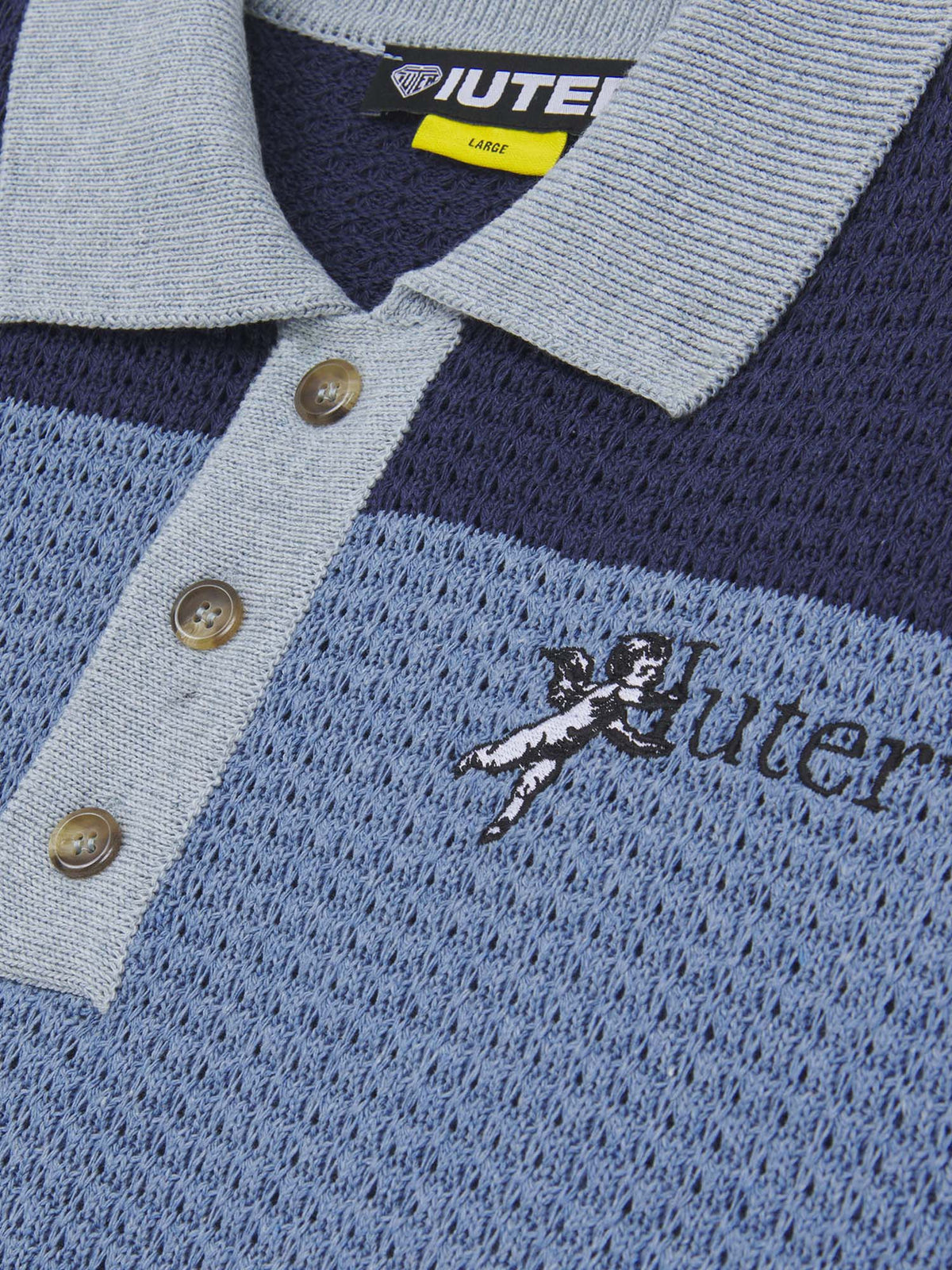 Iuter Polo a maniche lunghe Souls Knit Blu