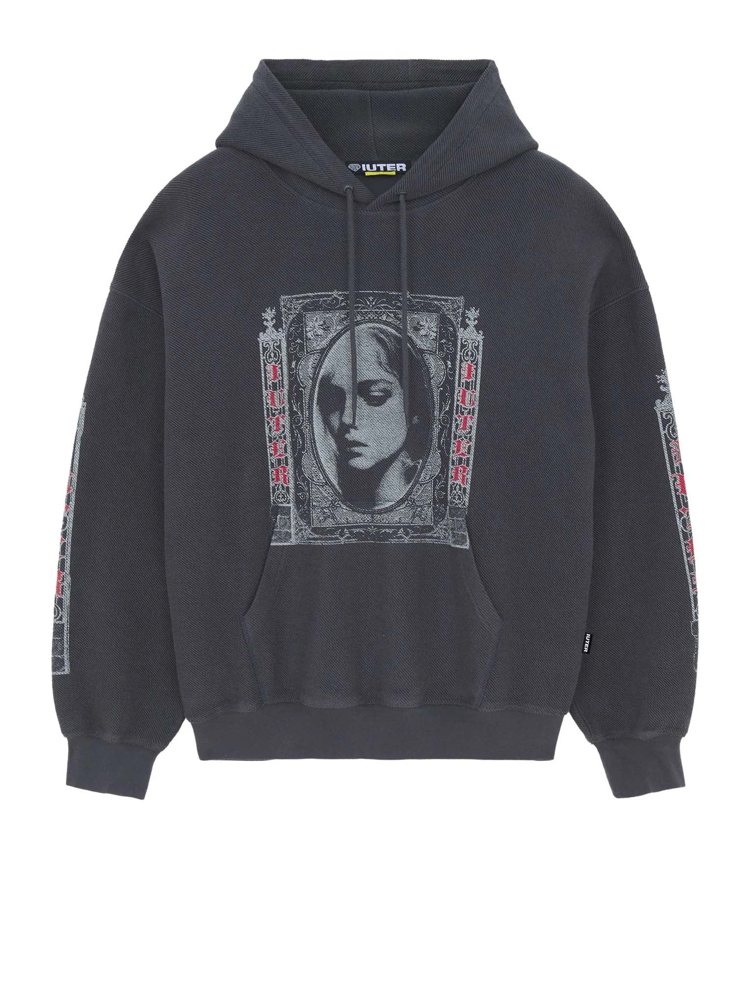Iuter Felpa Fallen Love Reverse Grigio