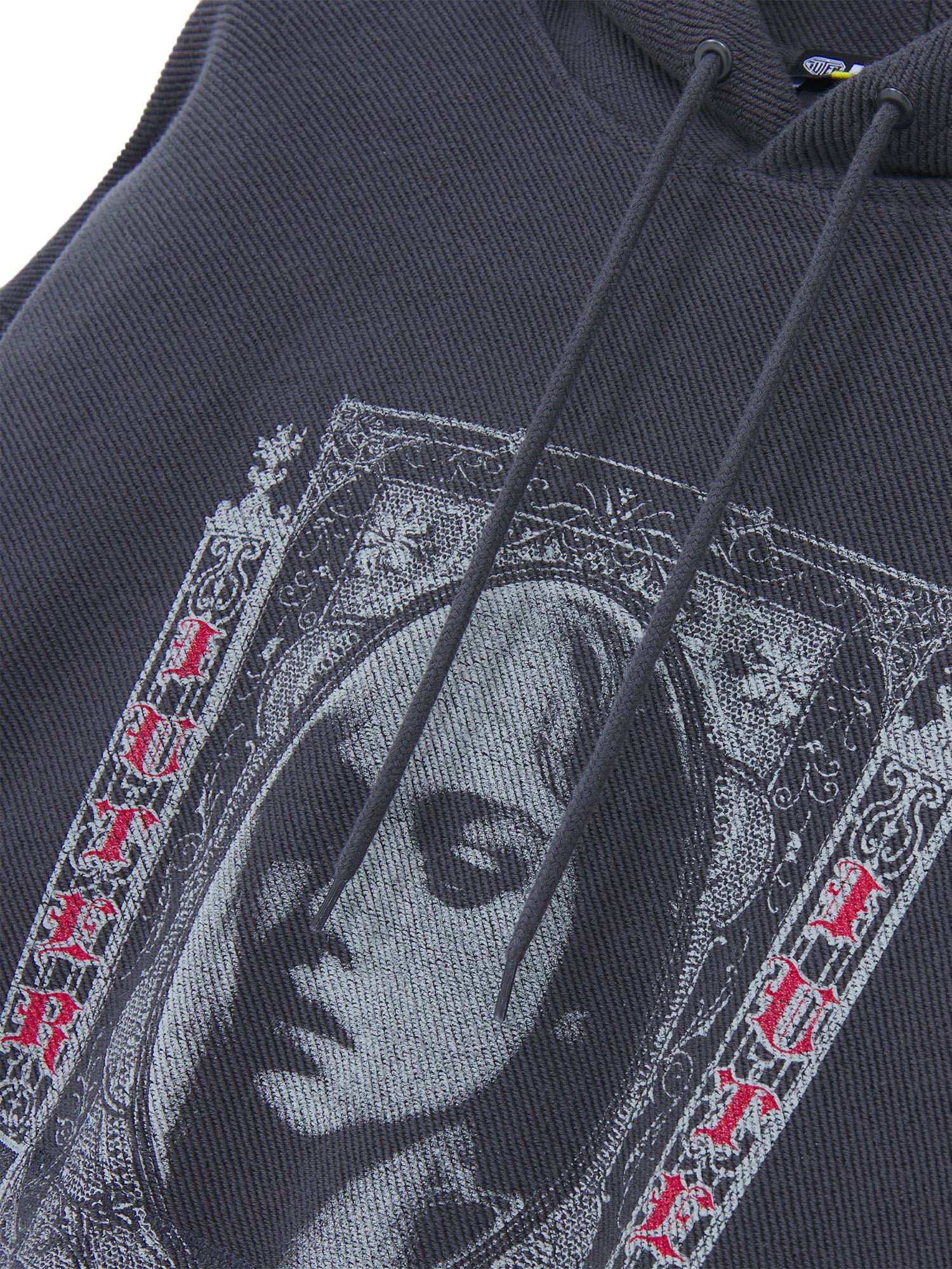 Iuter Felpa Fallen Love Reverse Grigio