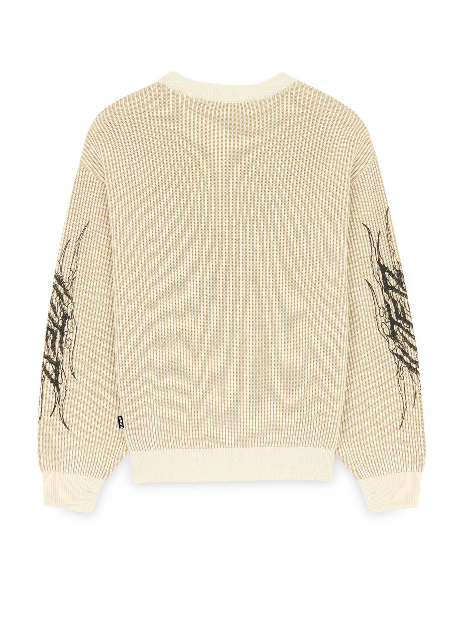 Iuter Maglione Tribal Bianco