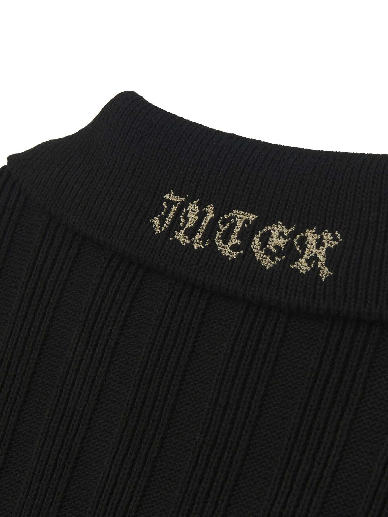 Iuter Polo Courage Half Zip Knit Nero