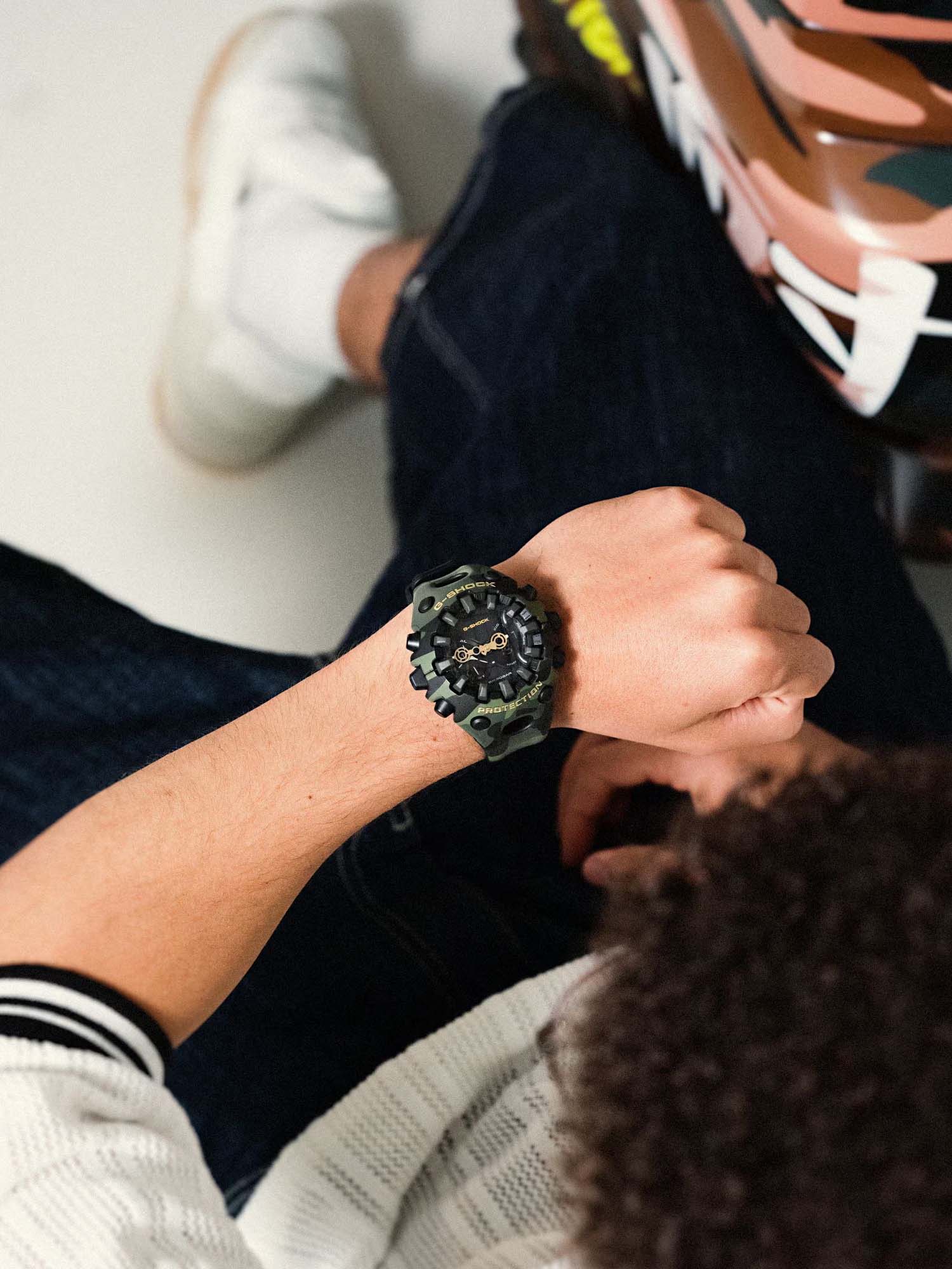 Casio Orologio GA-V01CMG-3A Camouflage