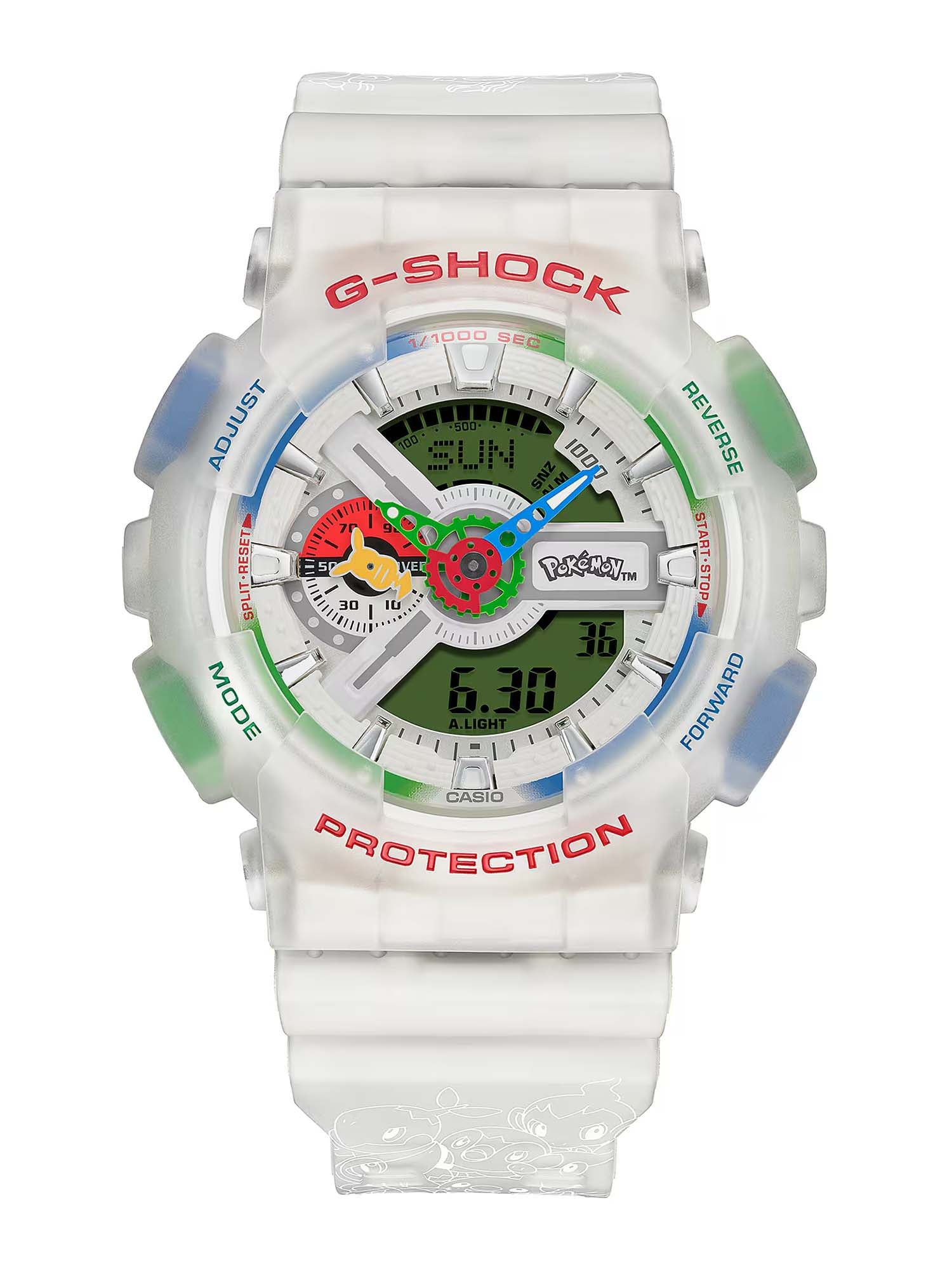 Casio Orologio G-SHOCK x Pokémon GA-110PKM Bianco