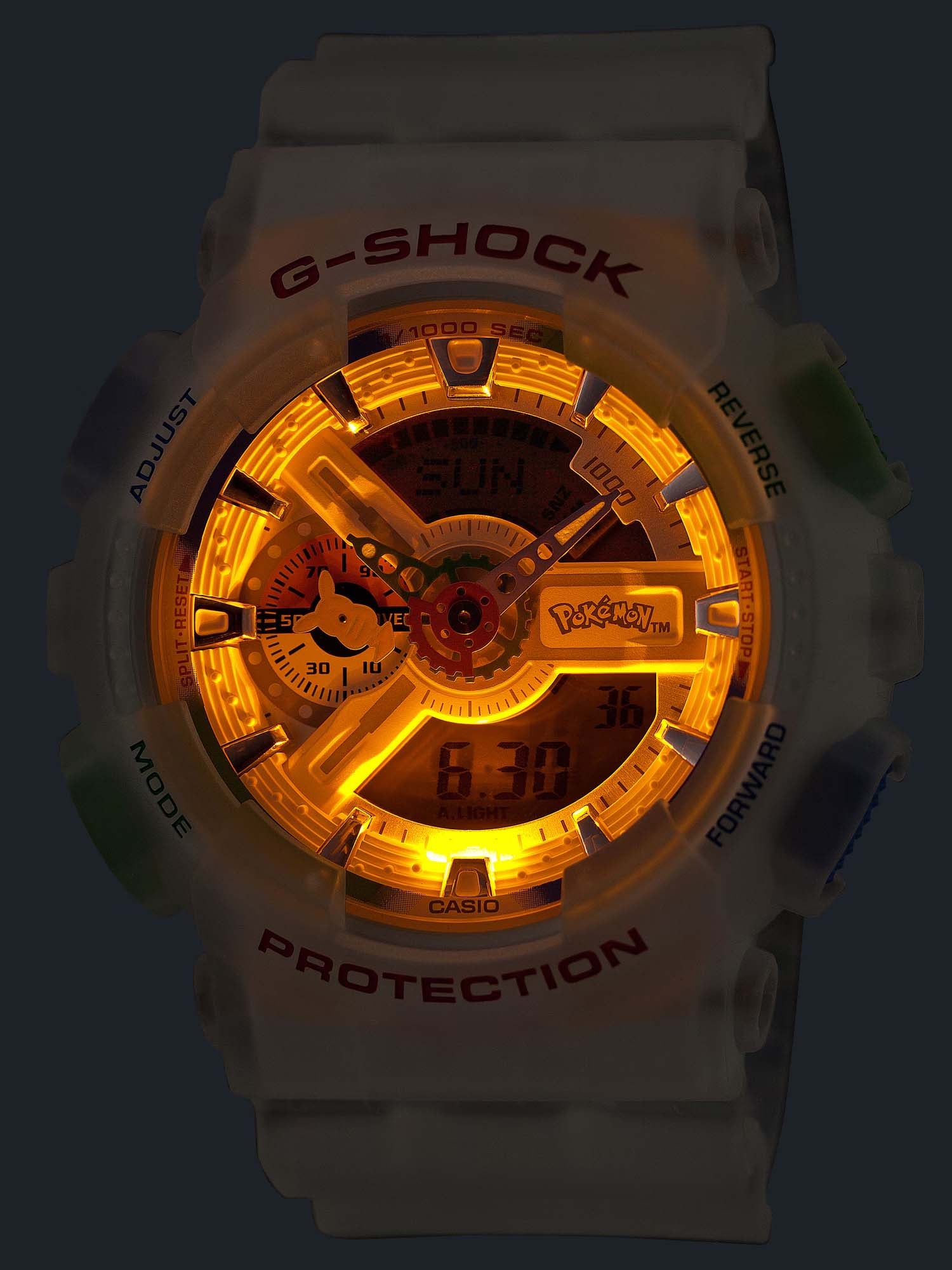 Casio Orologio G-SHOCK x Pokémon GA-110PKM Bianco
