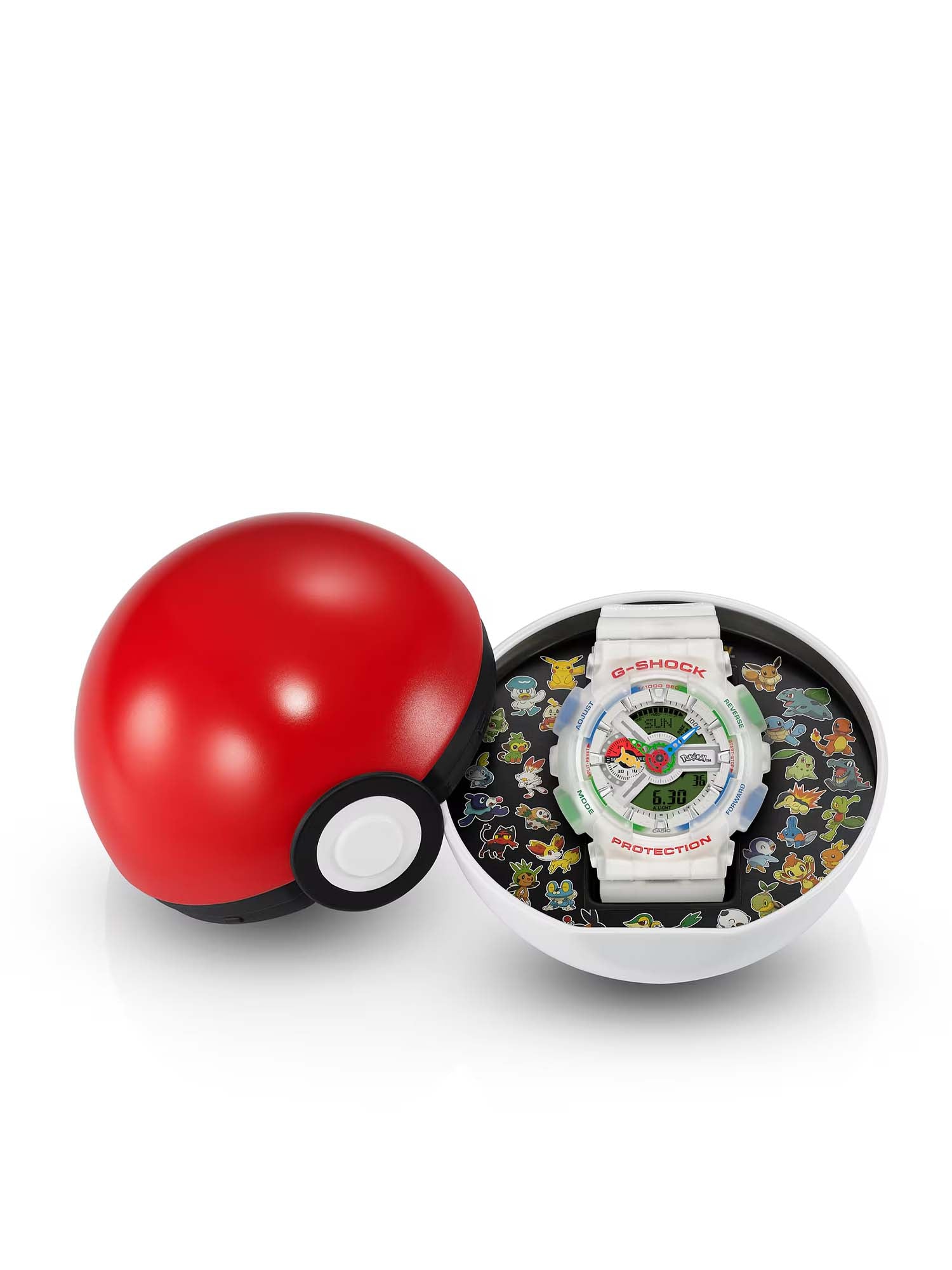 Casio Orologio G-SHOCK x Pokémon GA-110PKM Bianco