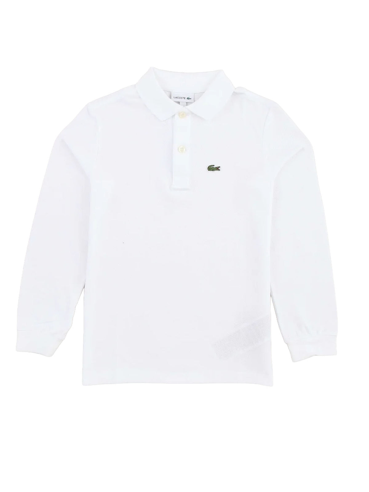 Lacoste Ls Piquè Polo Bambino Bianco