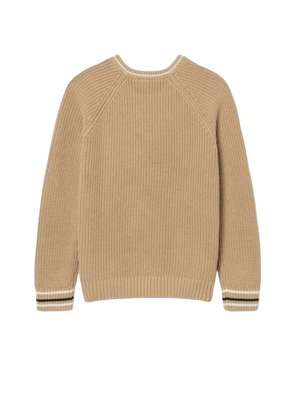 Lacoste Chunky Knit Core Bambino Marrone