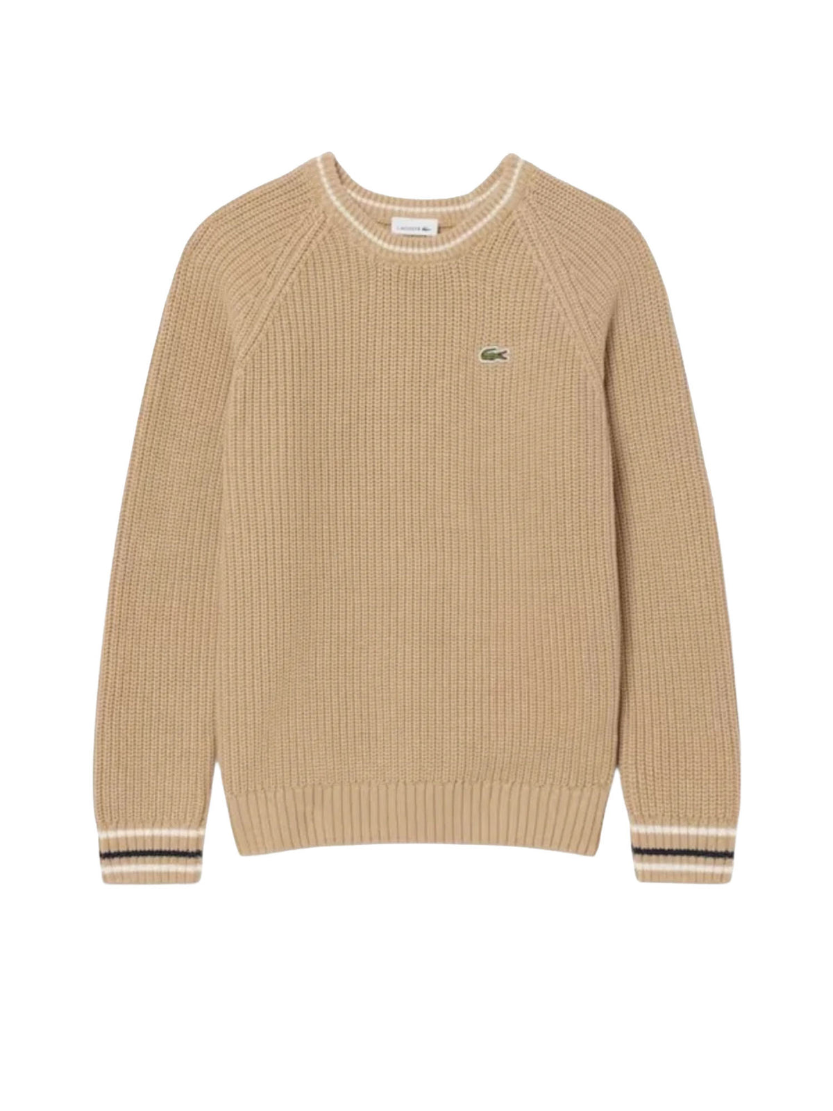 Lacoste Chunky Knit Core Bambino Marrone