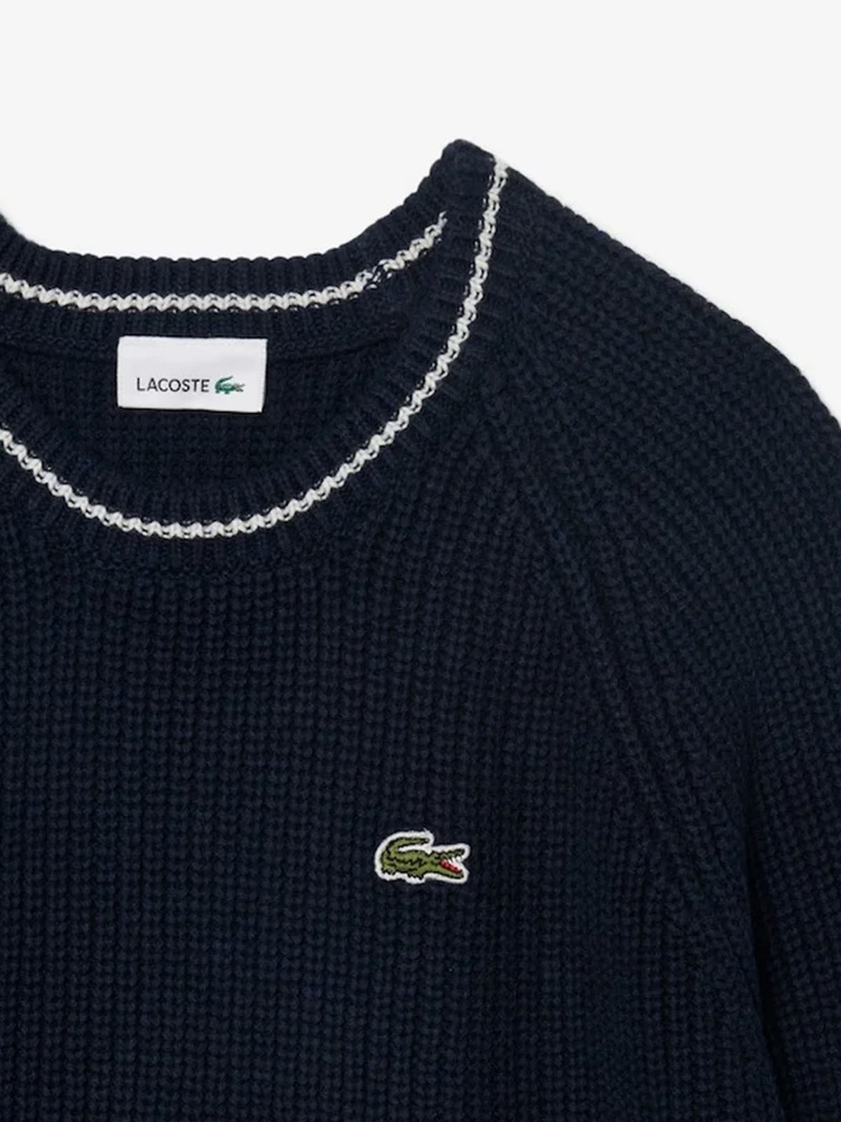 Lacoste Chunky Knit Core Bambino Blu
