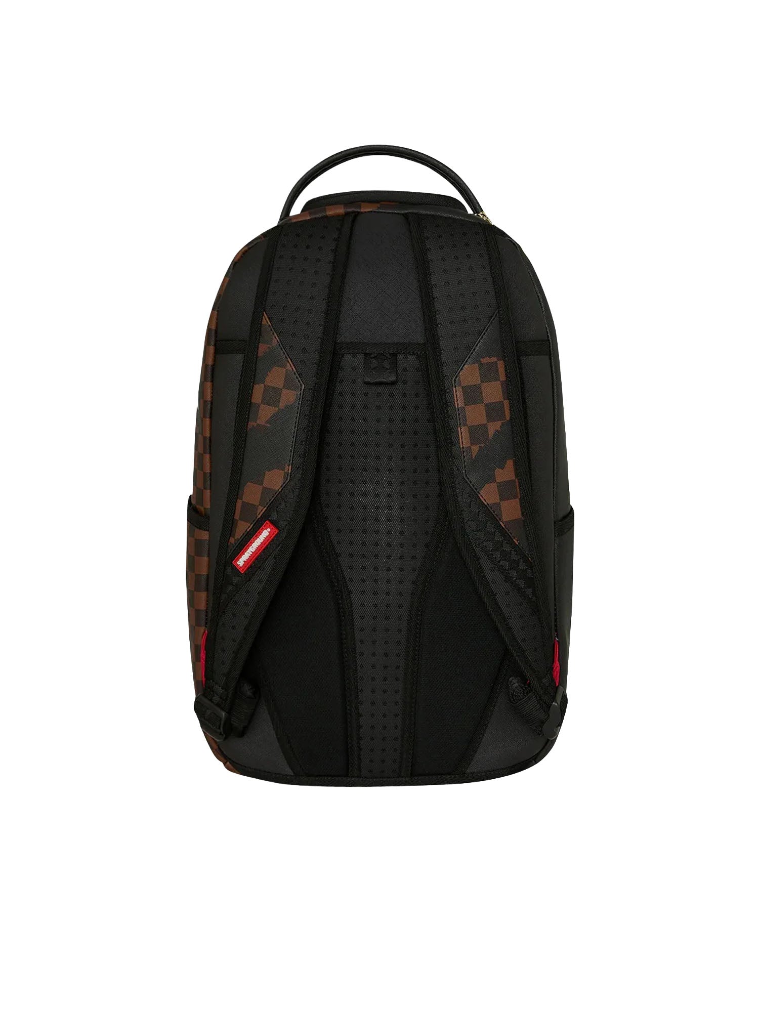 Sprayground Claw Tear Check Marrone