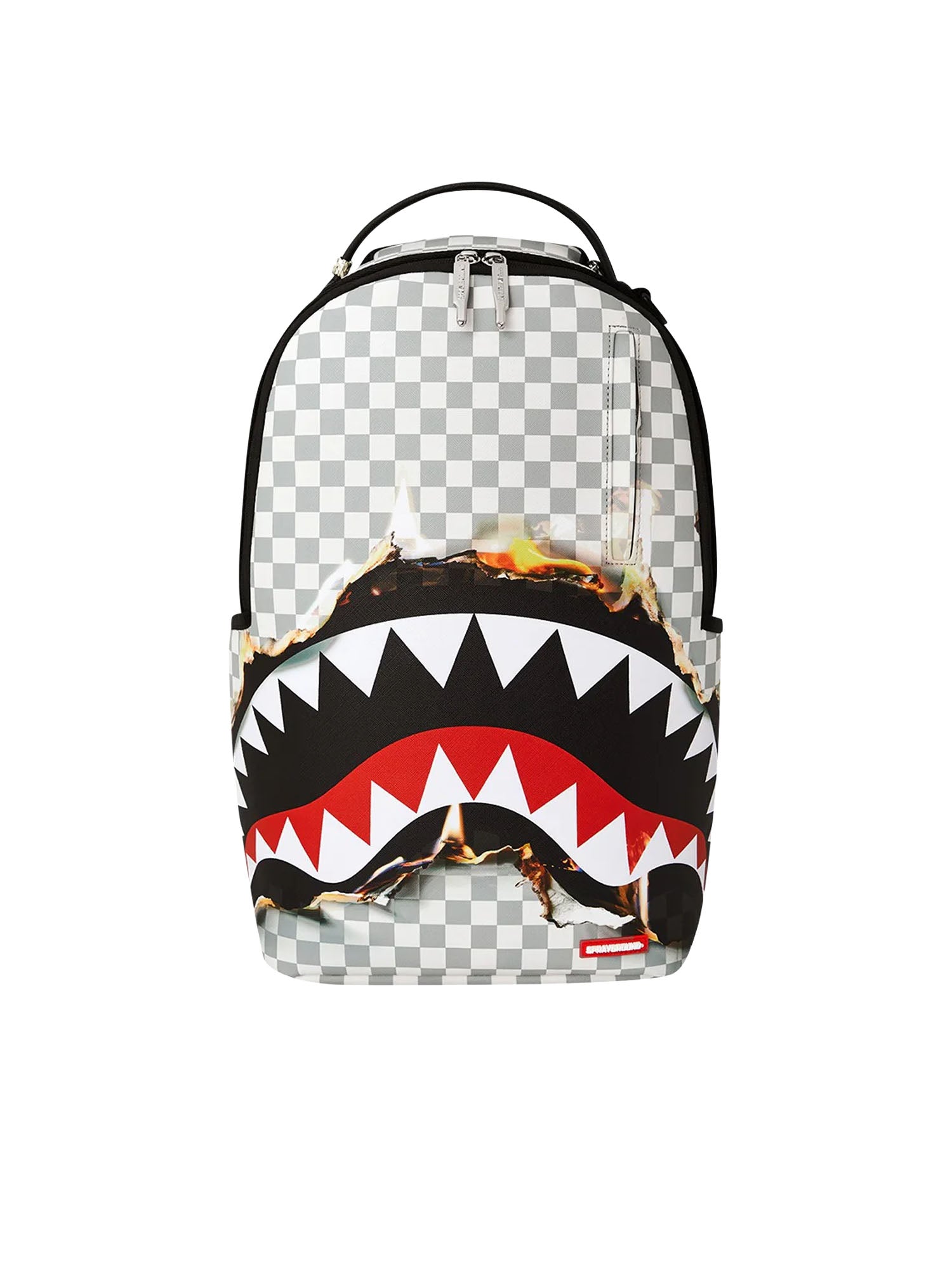 Sprayground Check Melt Bianco