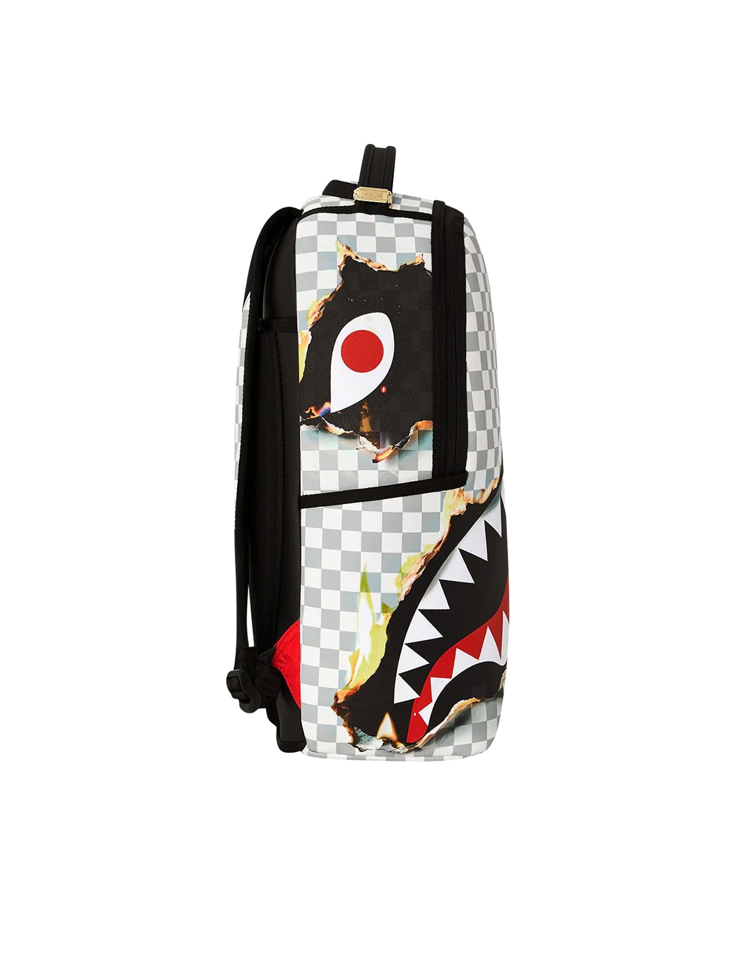 Sprayground Check Melt Bianco
