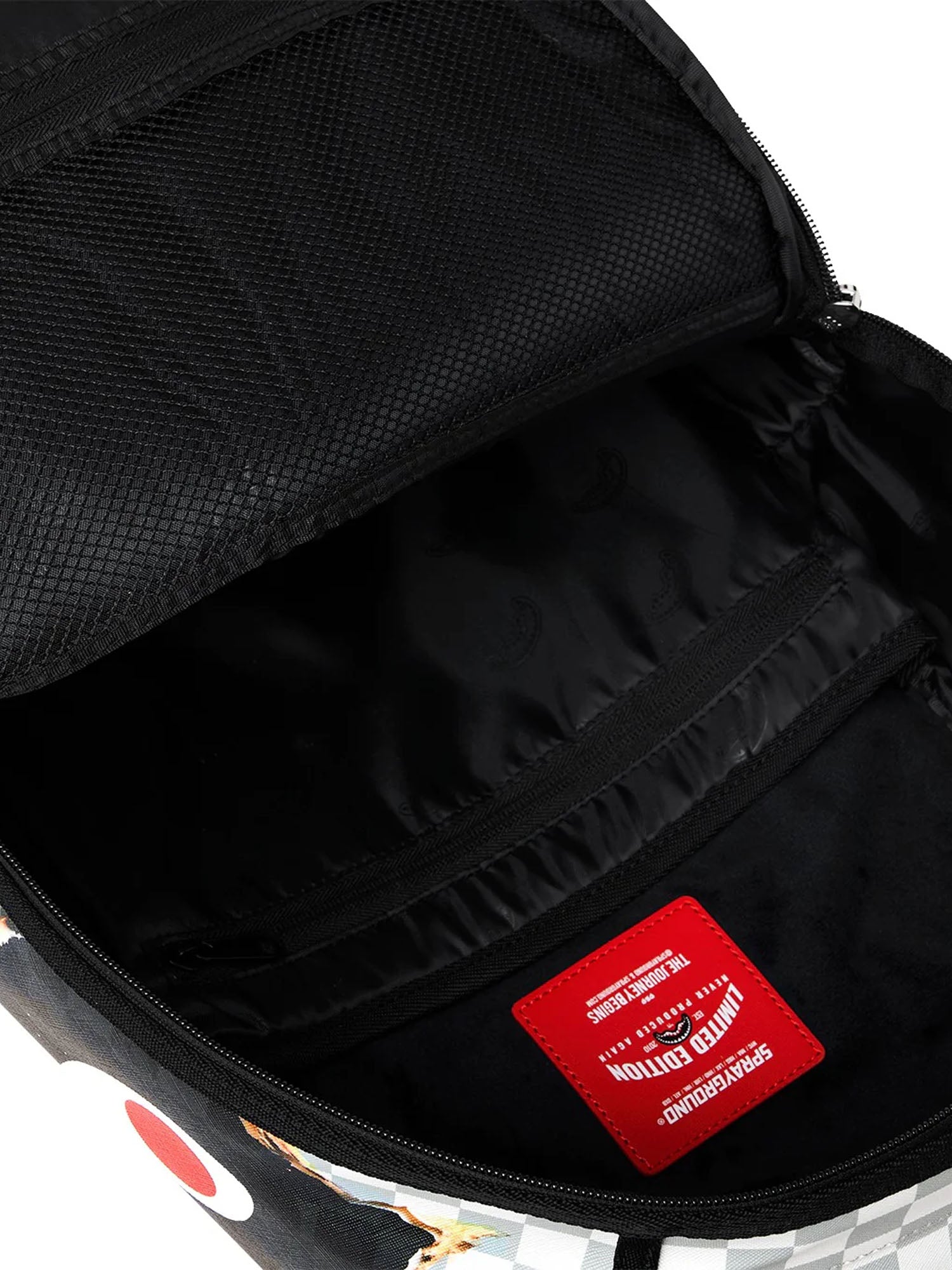 Sprayground Check Melt Bianco
