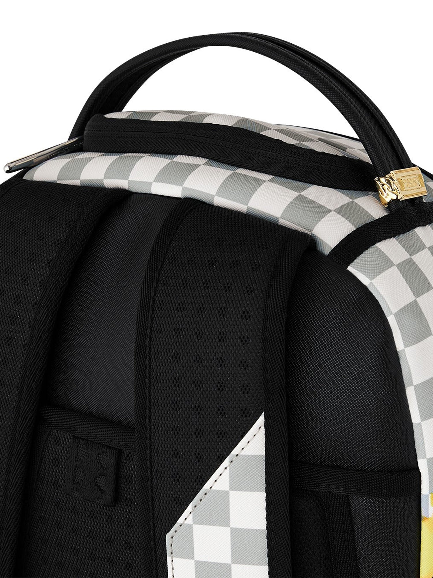Sprayground Check Melt Bianco