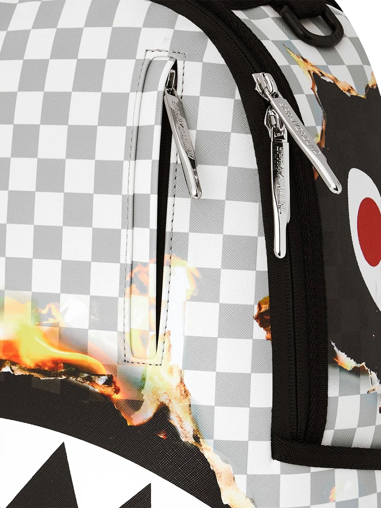 Sprayground Check Melt Bianco