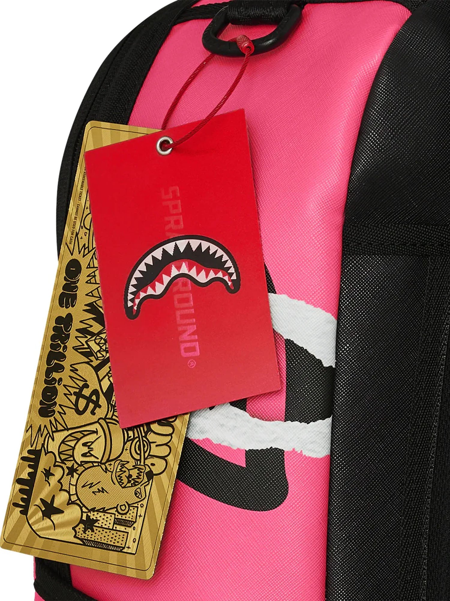 Sprayground Shark Central Duality Tear Rosa