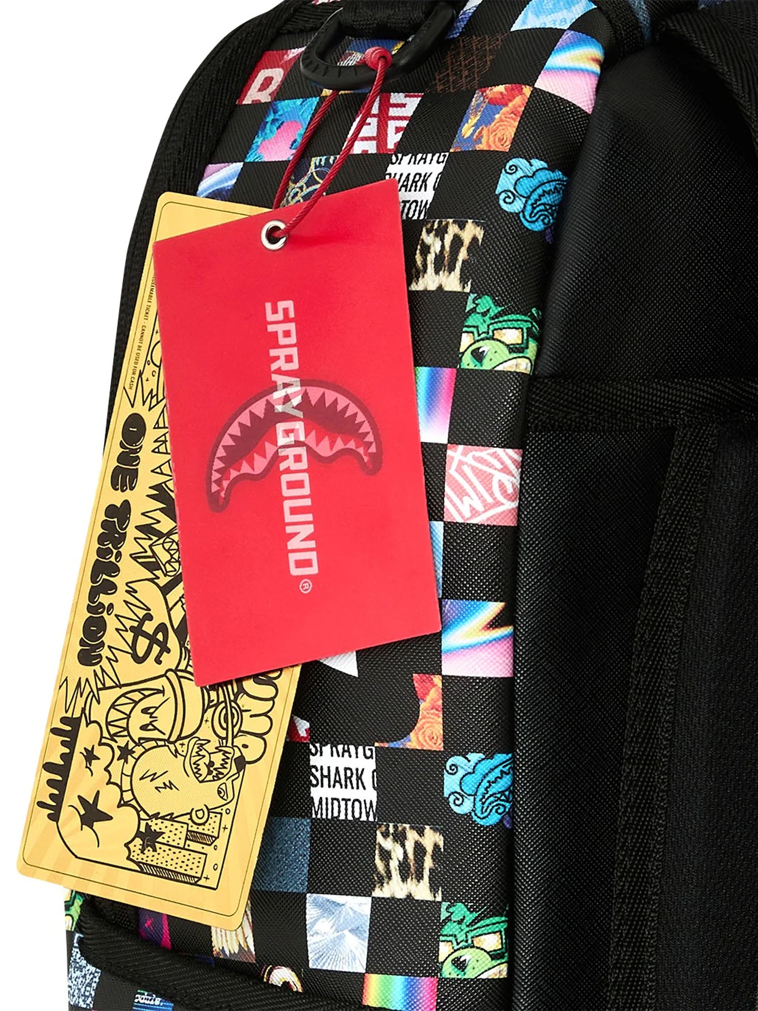 Sprayground Crazy Check Nero