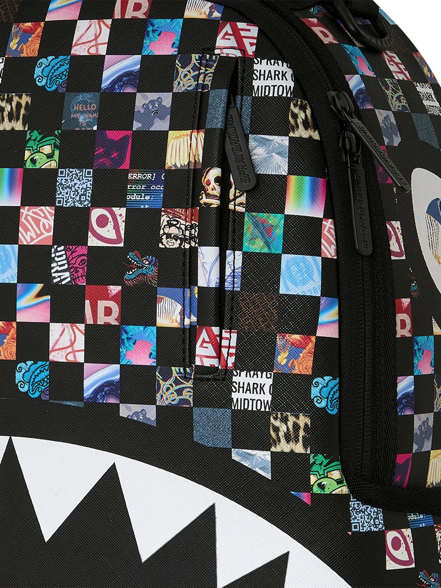Sprayground Crazy Check Nero