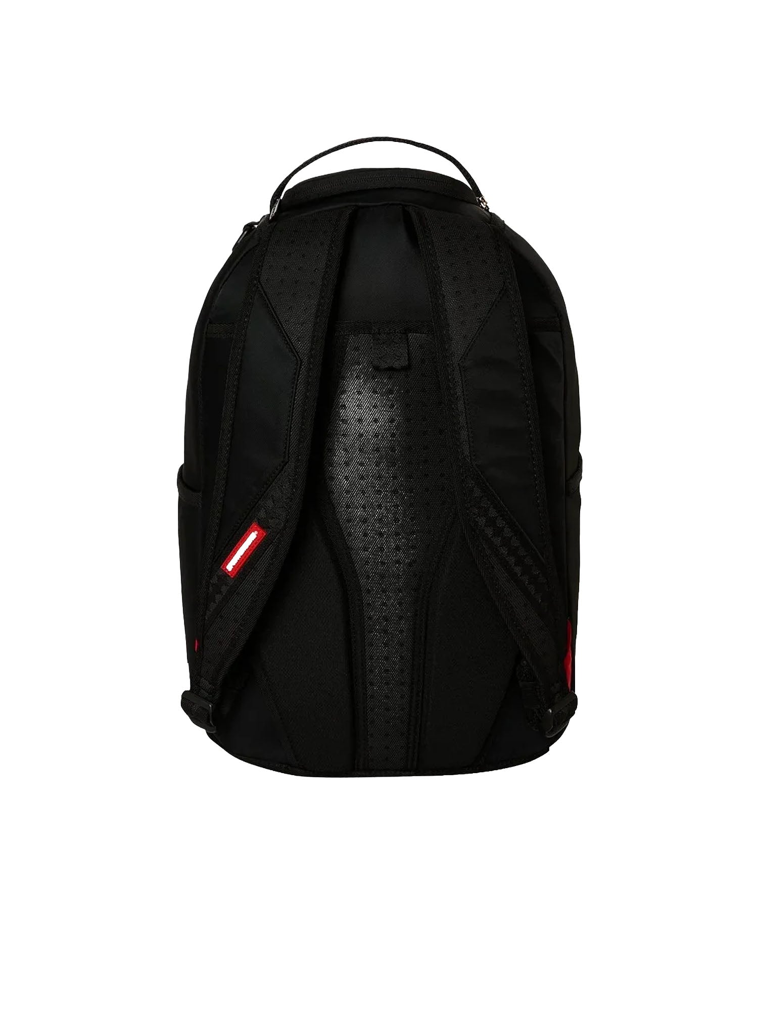 Sprayground Shark Central Wht Stencil Shark Blk Nero
